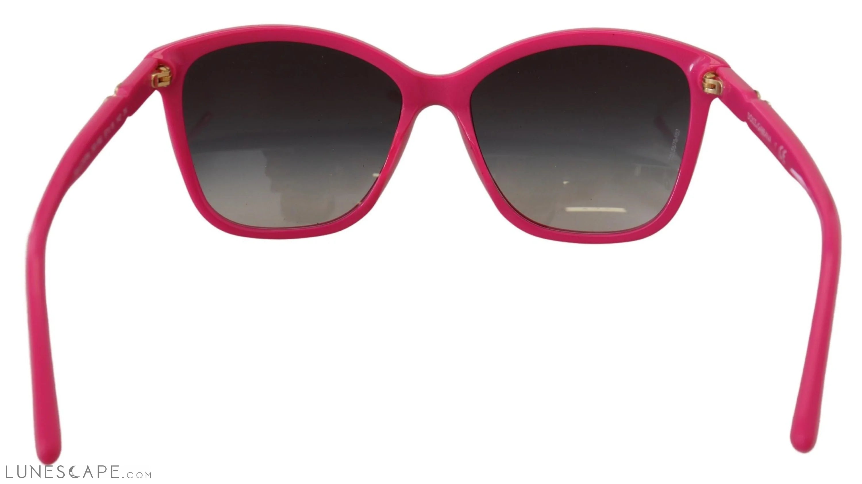 Dolce & Gabbana Elegant Pink Round Sunglasses for Women LUNESCAPE