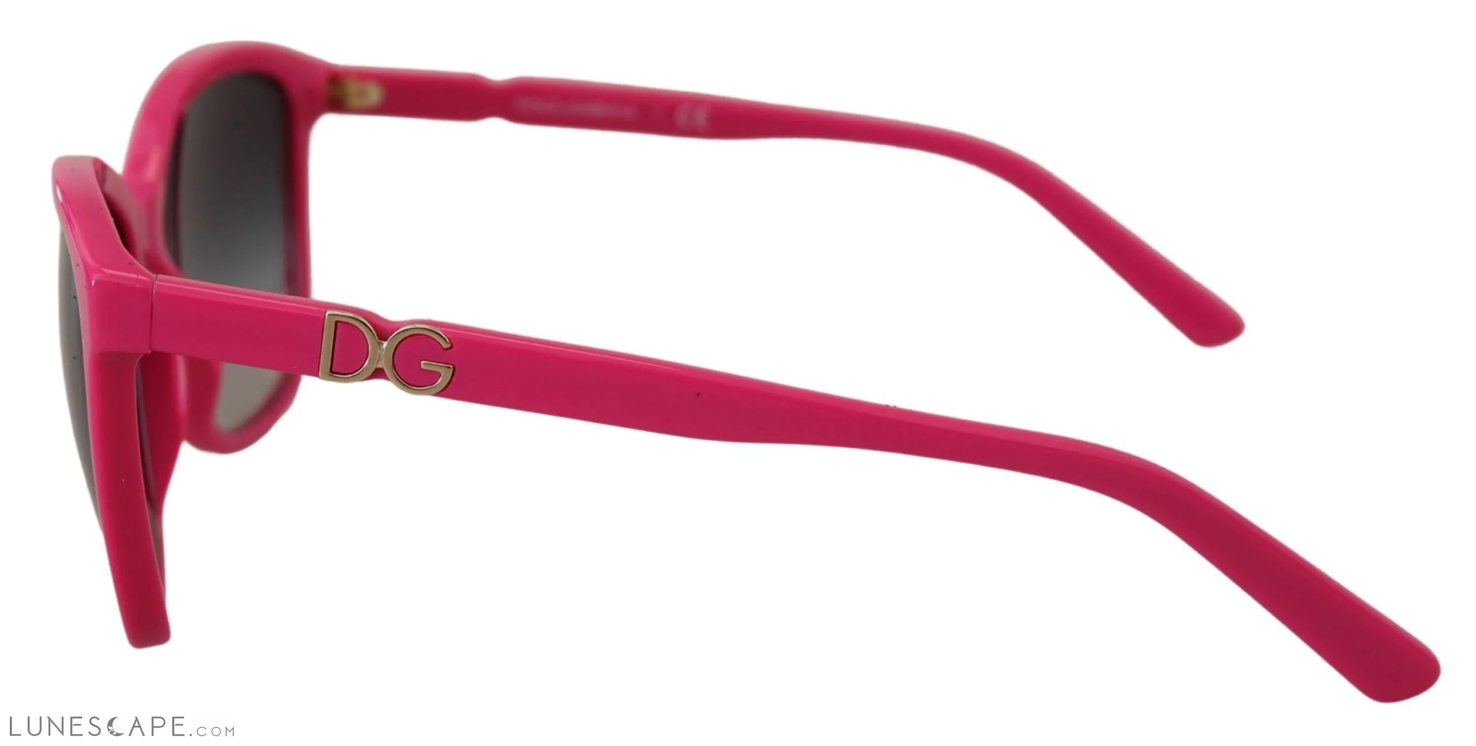 Dolce & Gabbana Elegant Pink Round Sunglasses for Women LUNESCAPE