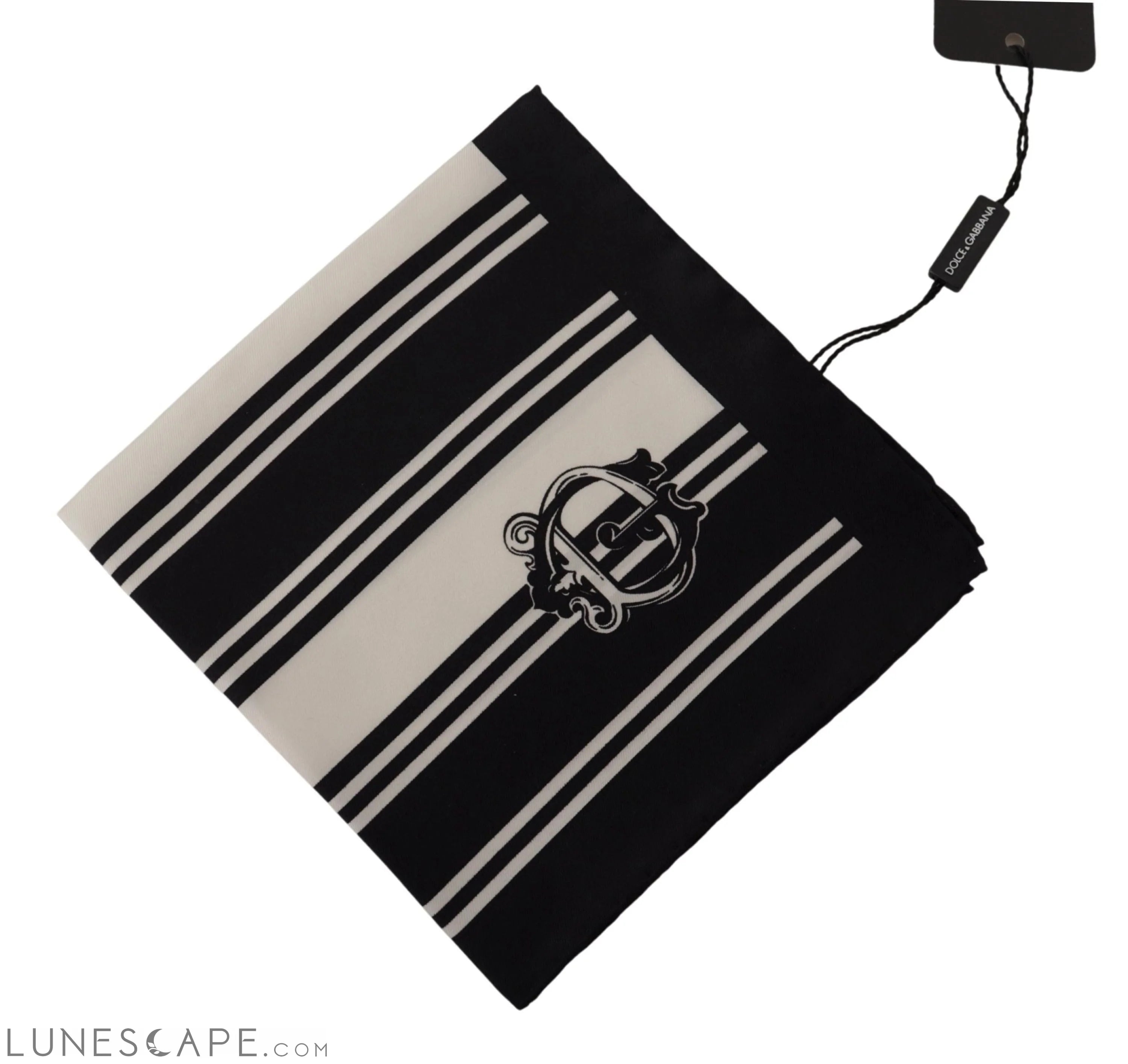Dolce & Gabbana Elegant Silk Men's Square Scarf LUNESCAPE