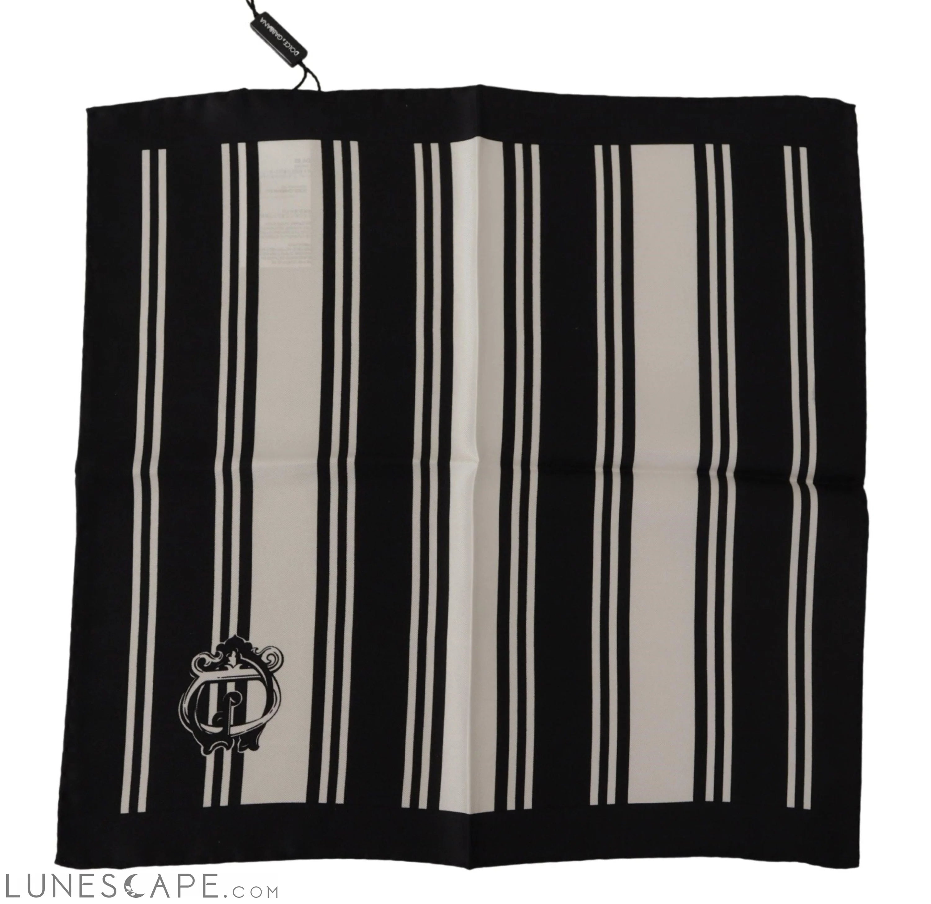 Dolce & Gabbana Elegant Silk Men's Square Scarf LUNESCAPE
