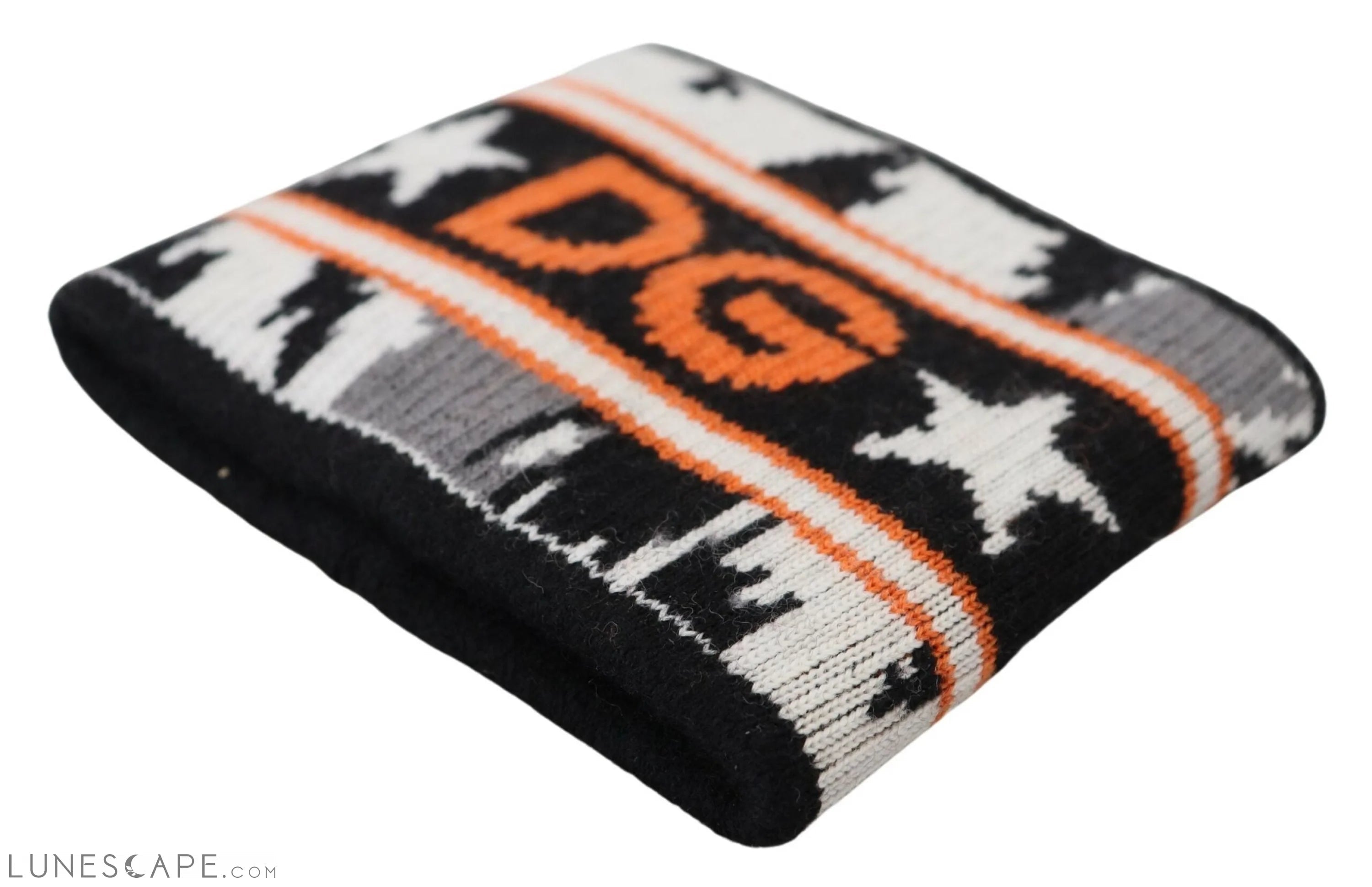Dolce & Gabbana Elegant Wool-Cashmere DG Queen Wrist Wrap LUNESCAPE