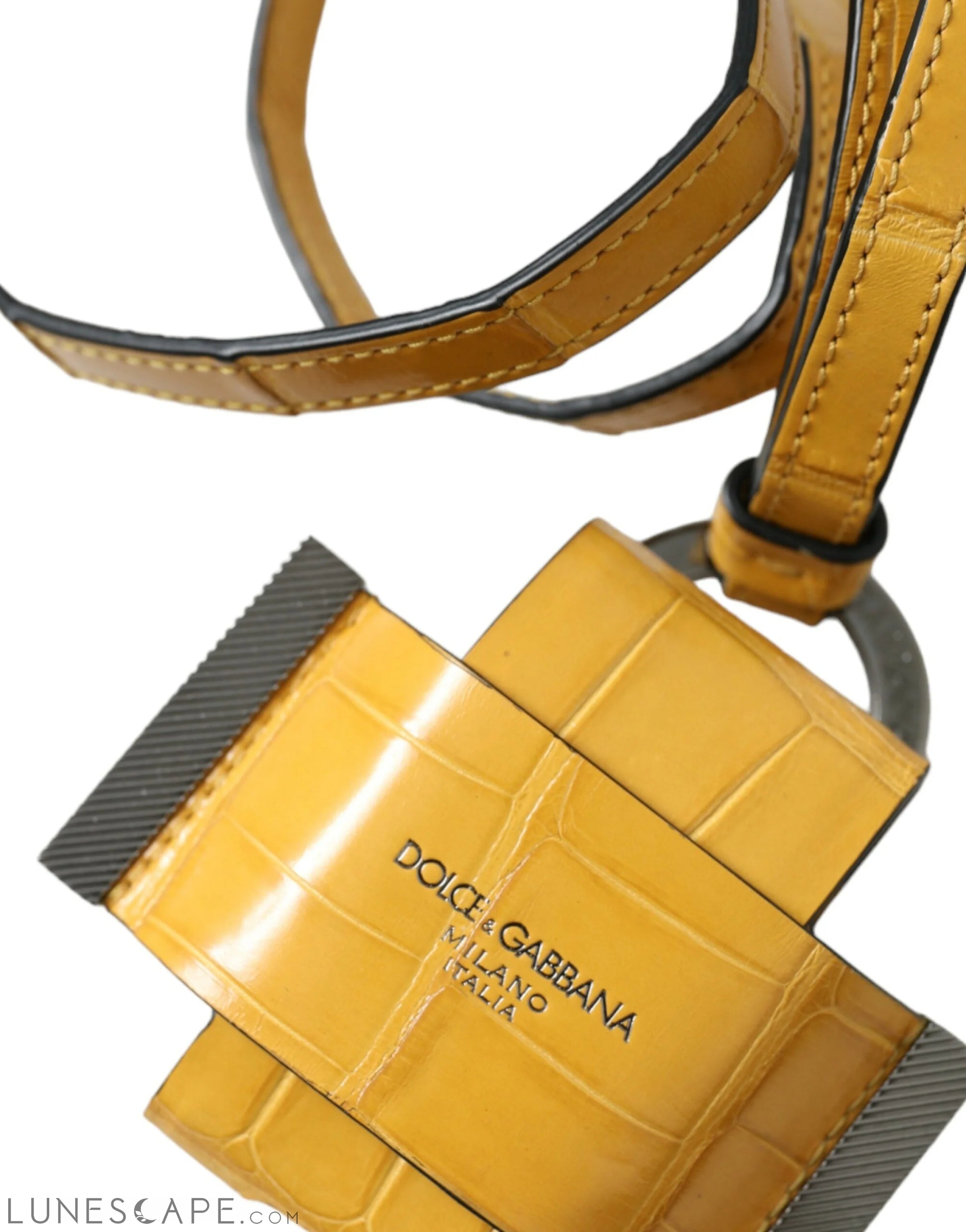 Dolce & Gabbana Exquisite Alligator Leather Key Holder LUNESCAPE