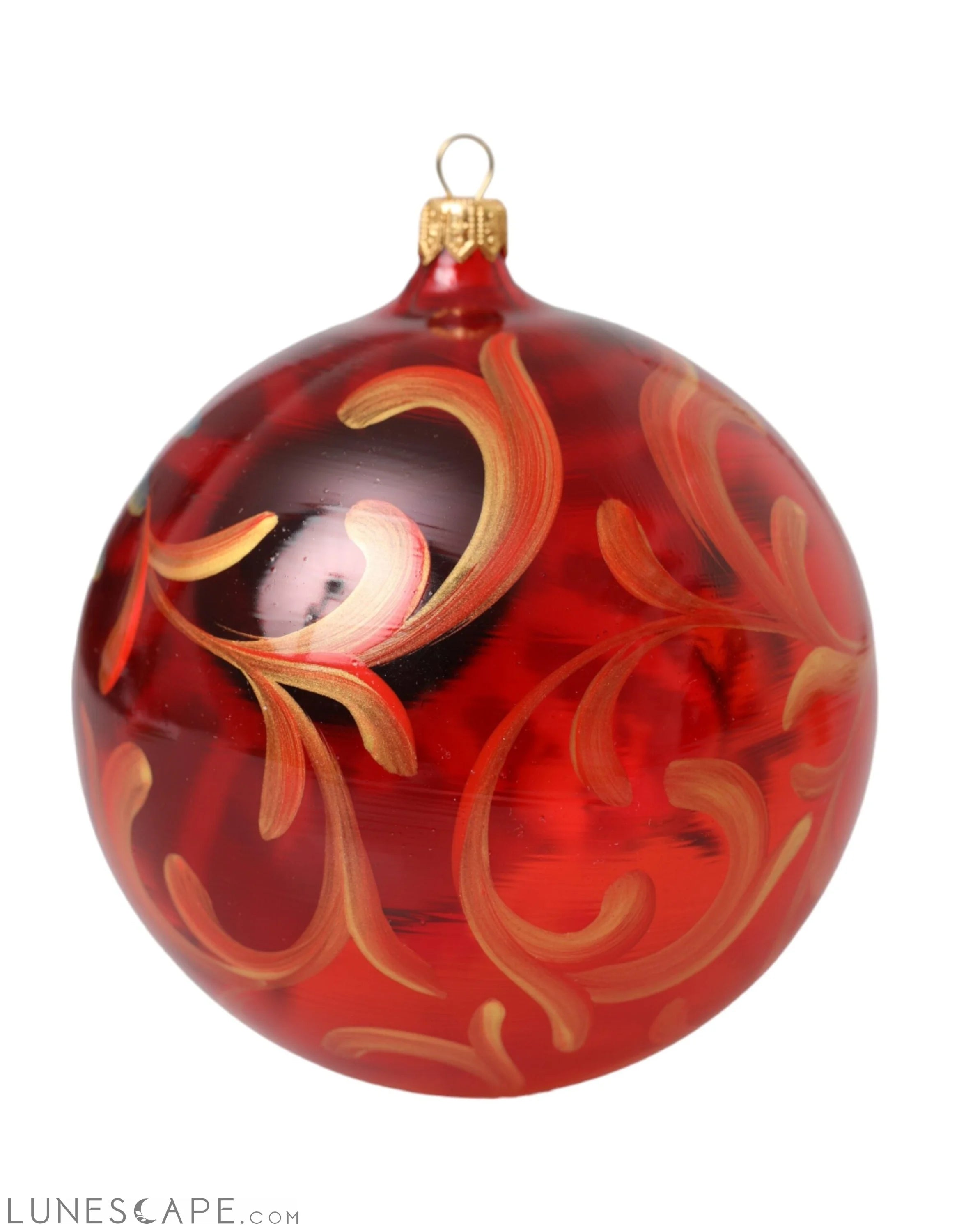 Dolce & Gabbana Multicolor Carretto Print Round Ornament Christmas Ball LUNESCAPE