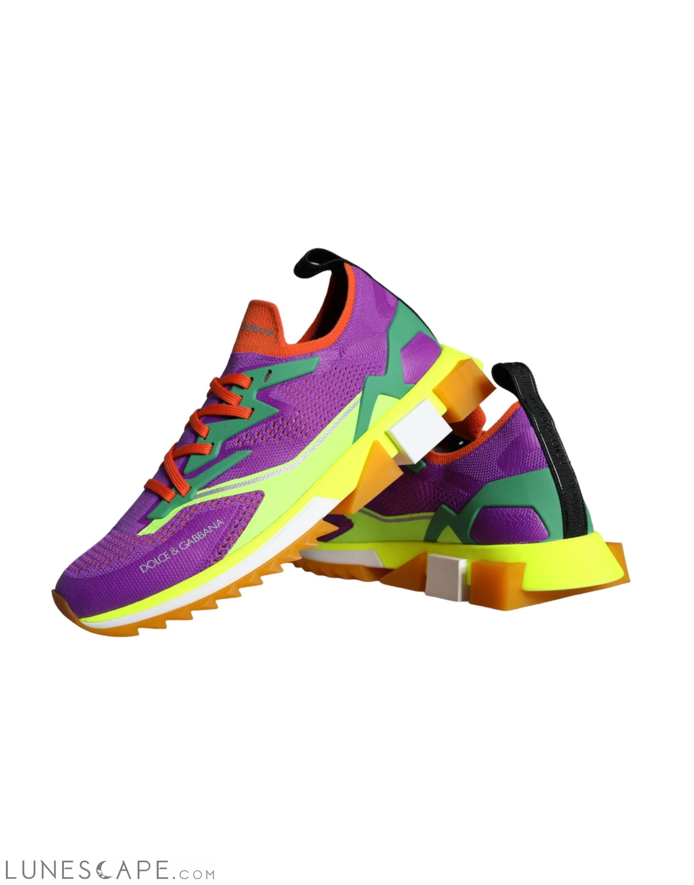 Dolce & Gabbana Multicolor Super King Low Top Sneakers Shoes LUNESCAPE