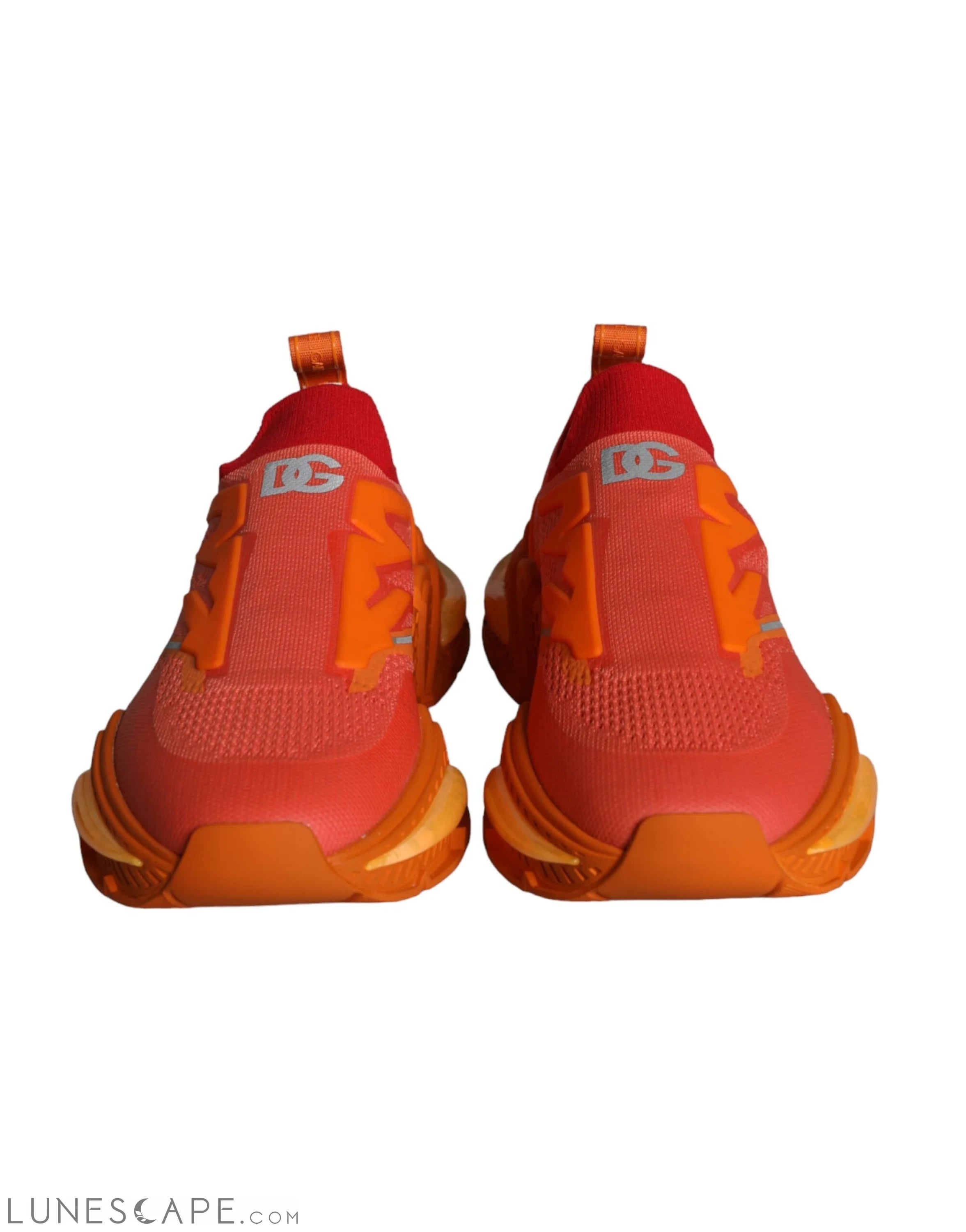 Dolce & Gabbana Orange Airmaster Low Top Men Sneakers Shoes LUNESCAPE