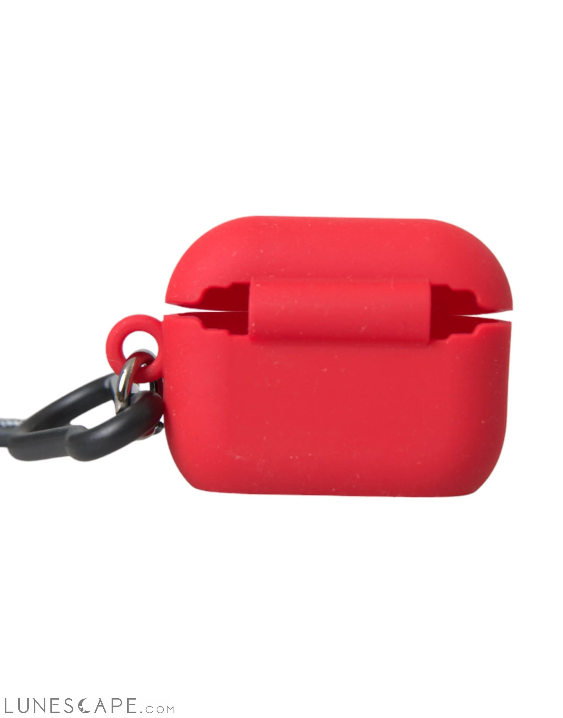 Dolce & Gabbana Red Silicone Rubber Logo Embossed Airpods Case LUNESCAPE