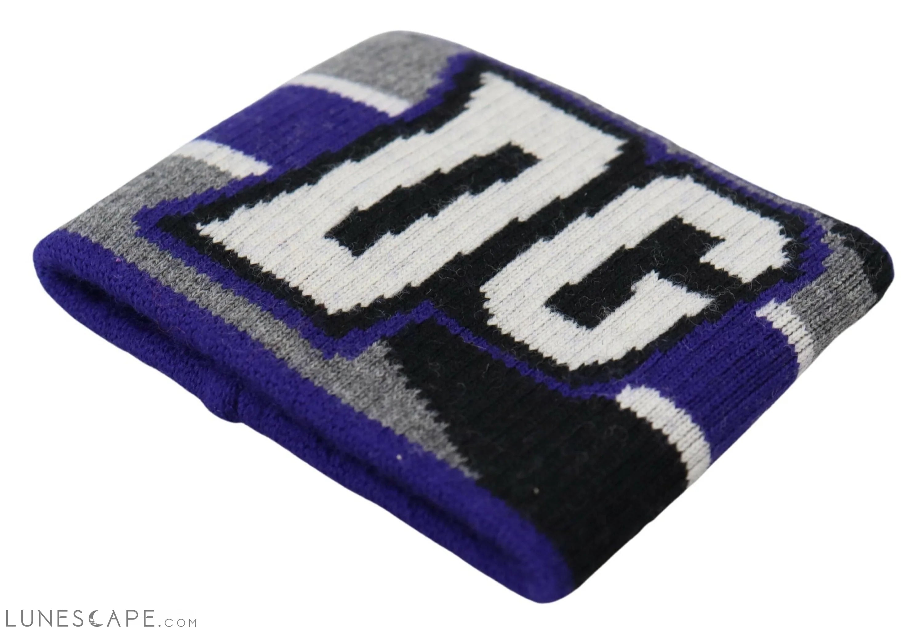 Dolce & Gabbana Regal Purple Wool Wrist Wrap LUNESCAPE
