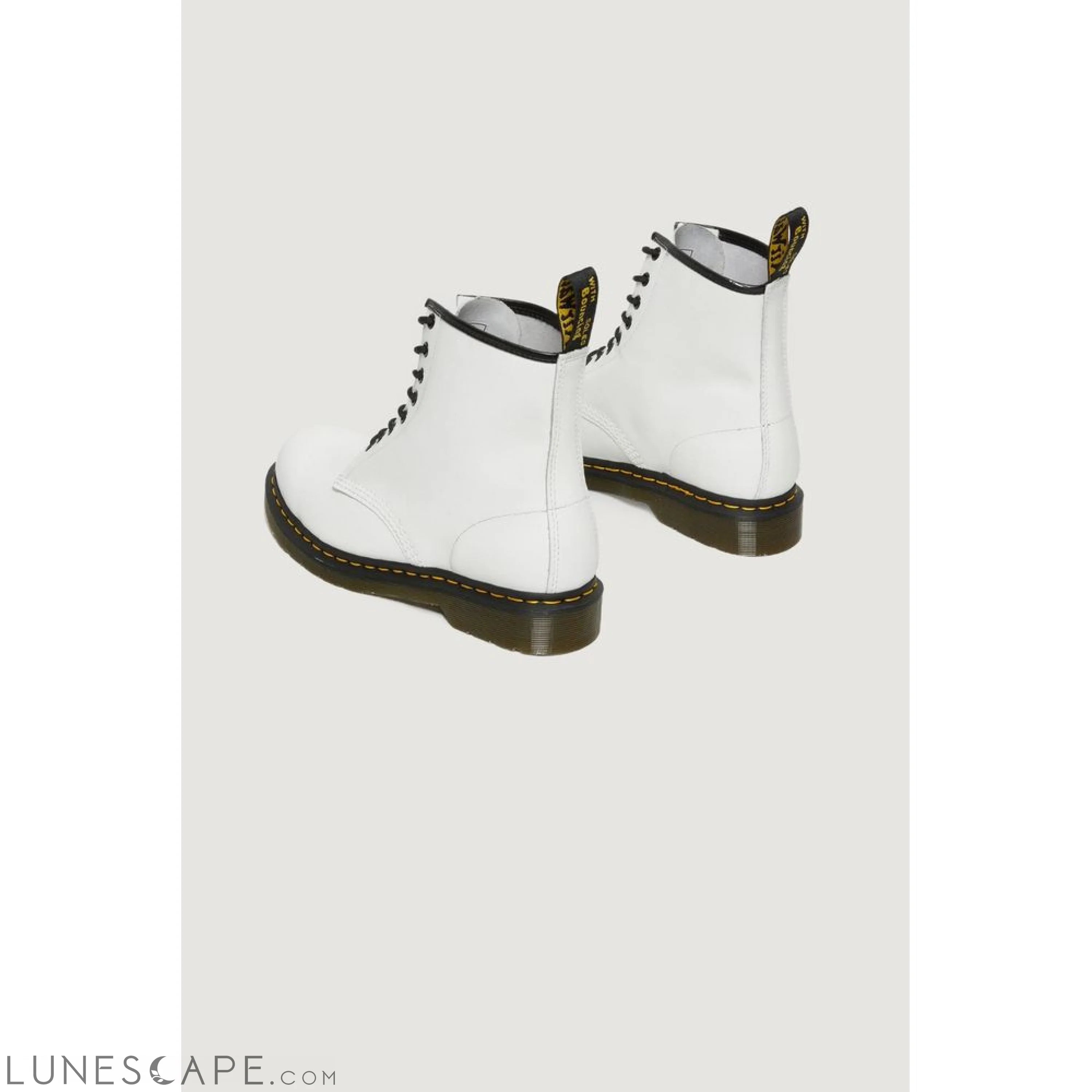 Dr. Martens White Leather Boot