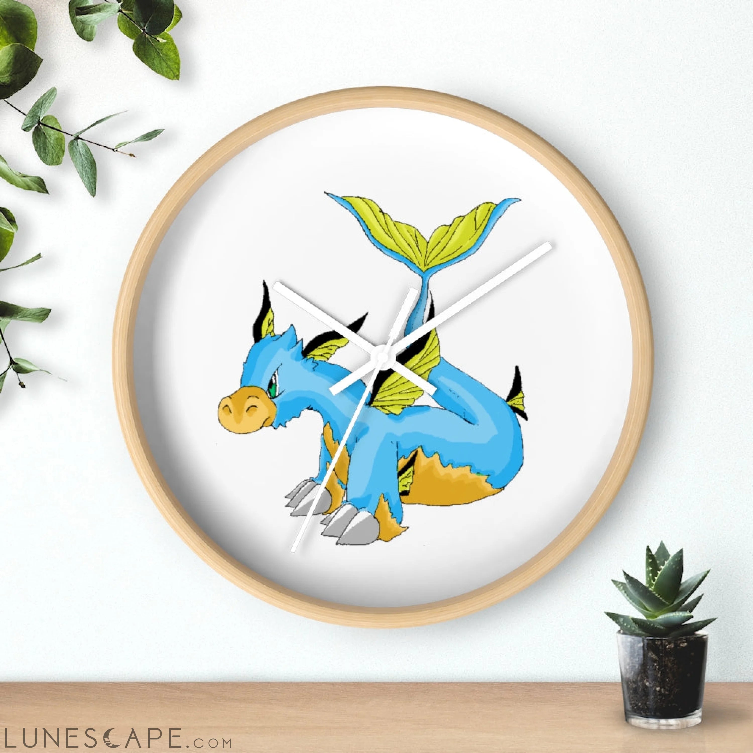 Drago Wall clock LUNESCAPE