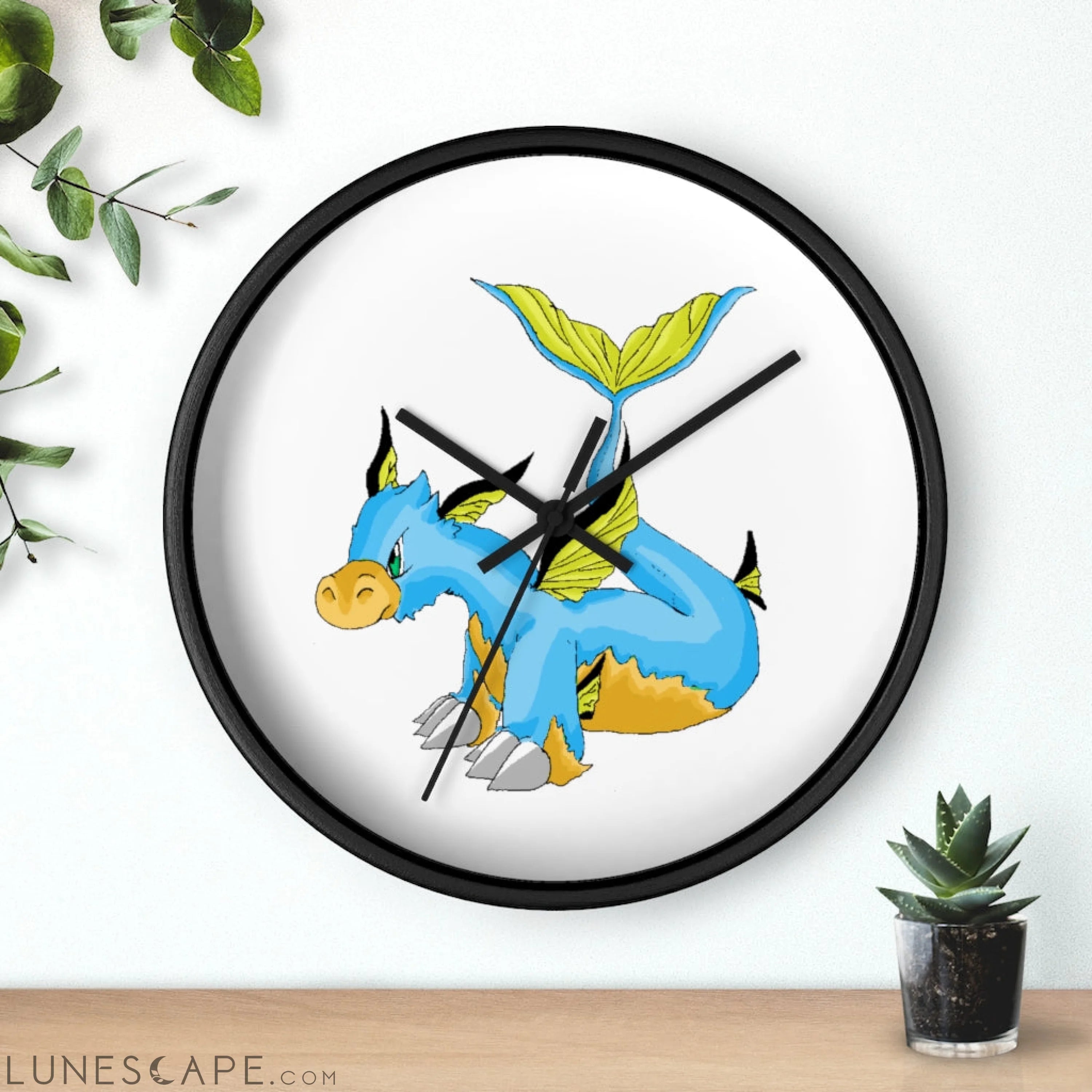 Drago Wall clock LUNESCAPE