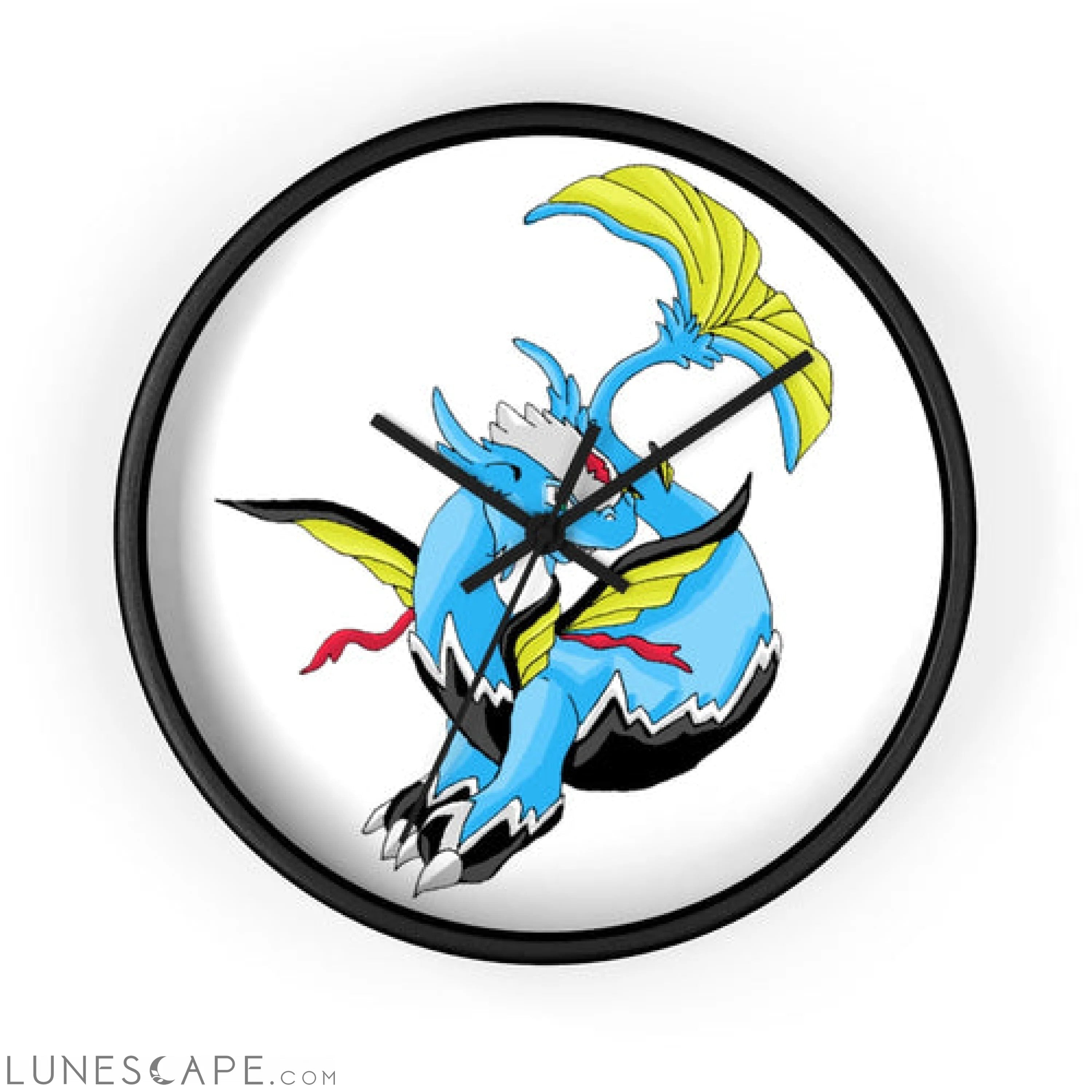 Dragonir Wall clock LUNESCAPE