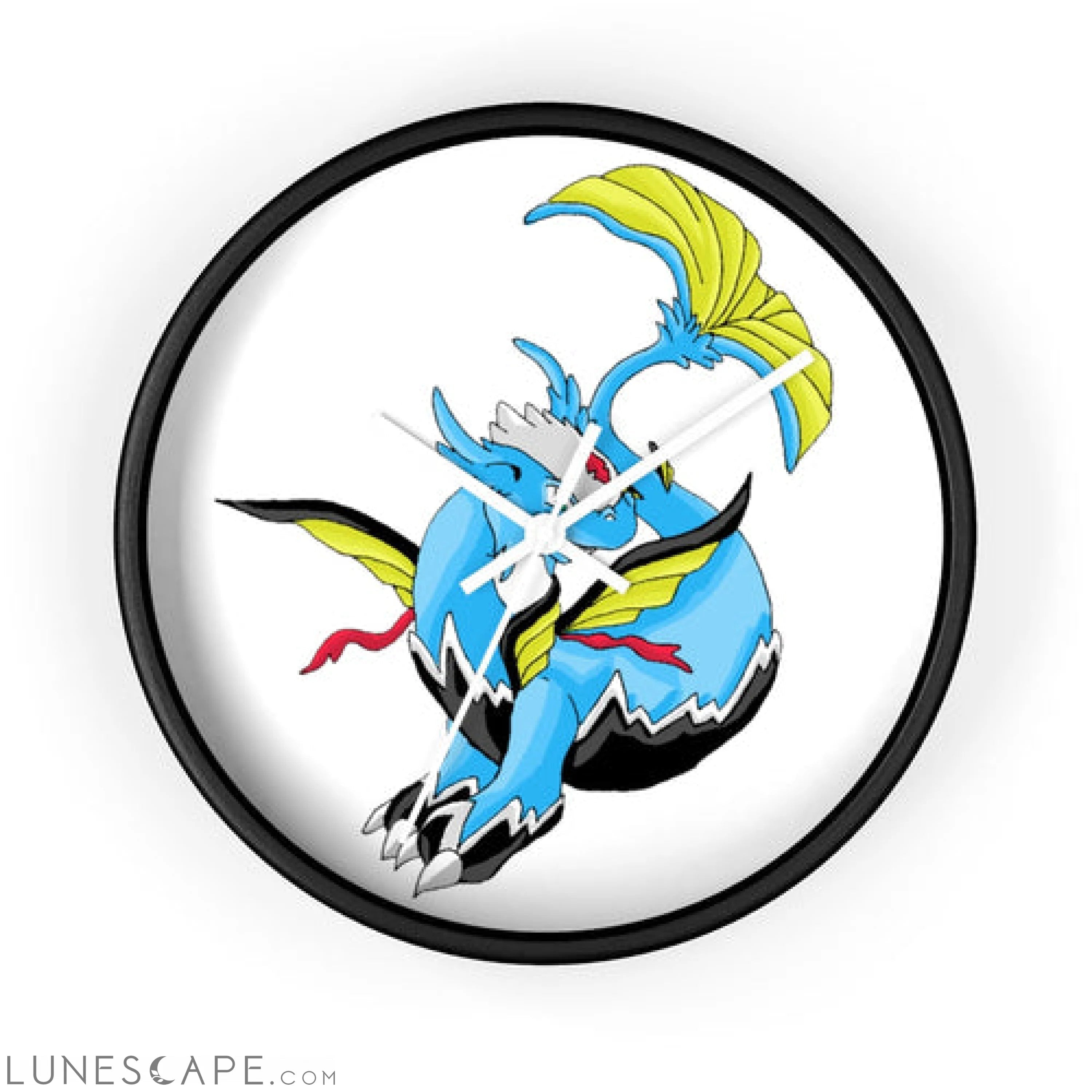 Dragonir Wall clock LUNESCAPE