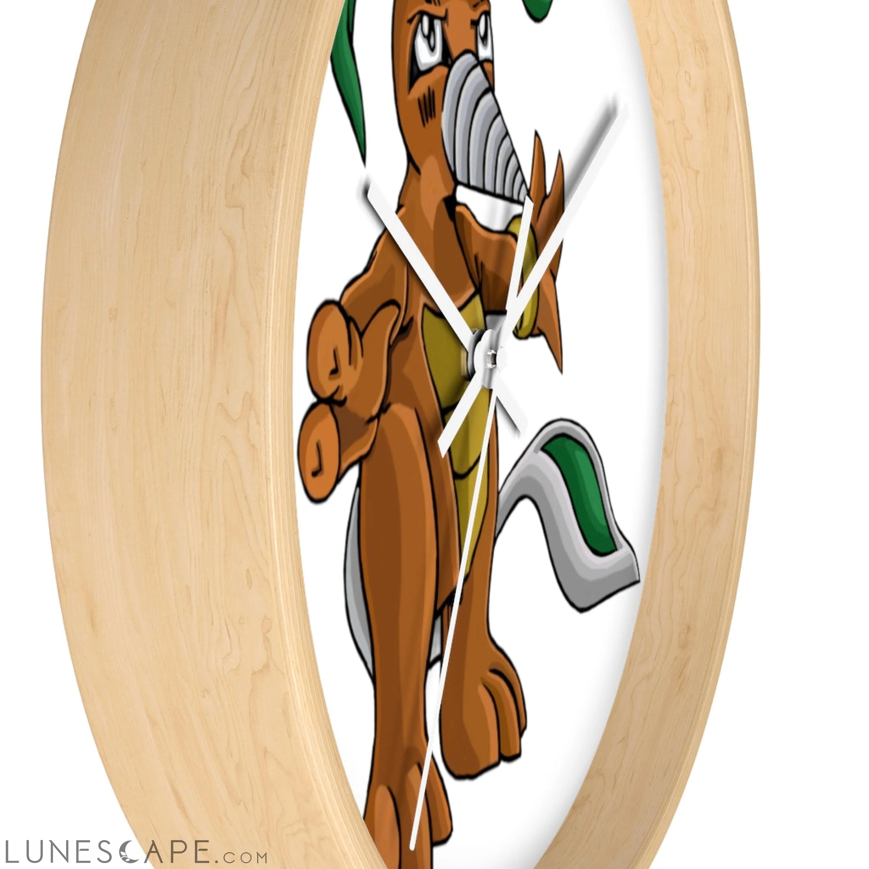 Drillbug Wall clock LUNESCAPE