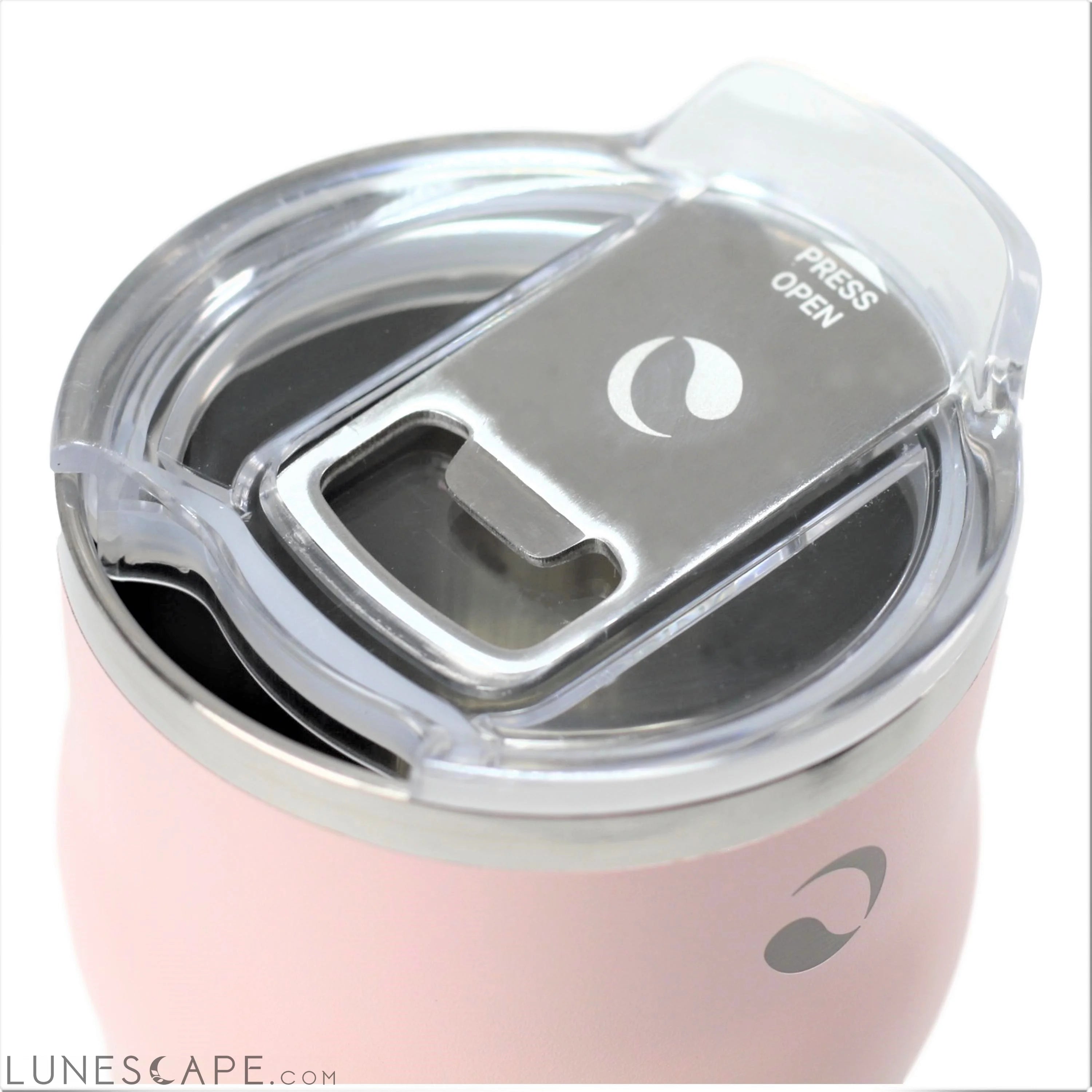 DRINCO 20oz Insulated Tumbler Beer Mug-Bottle Opener THOR-(Pale Pink) LUNESCAPE