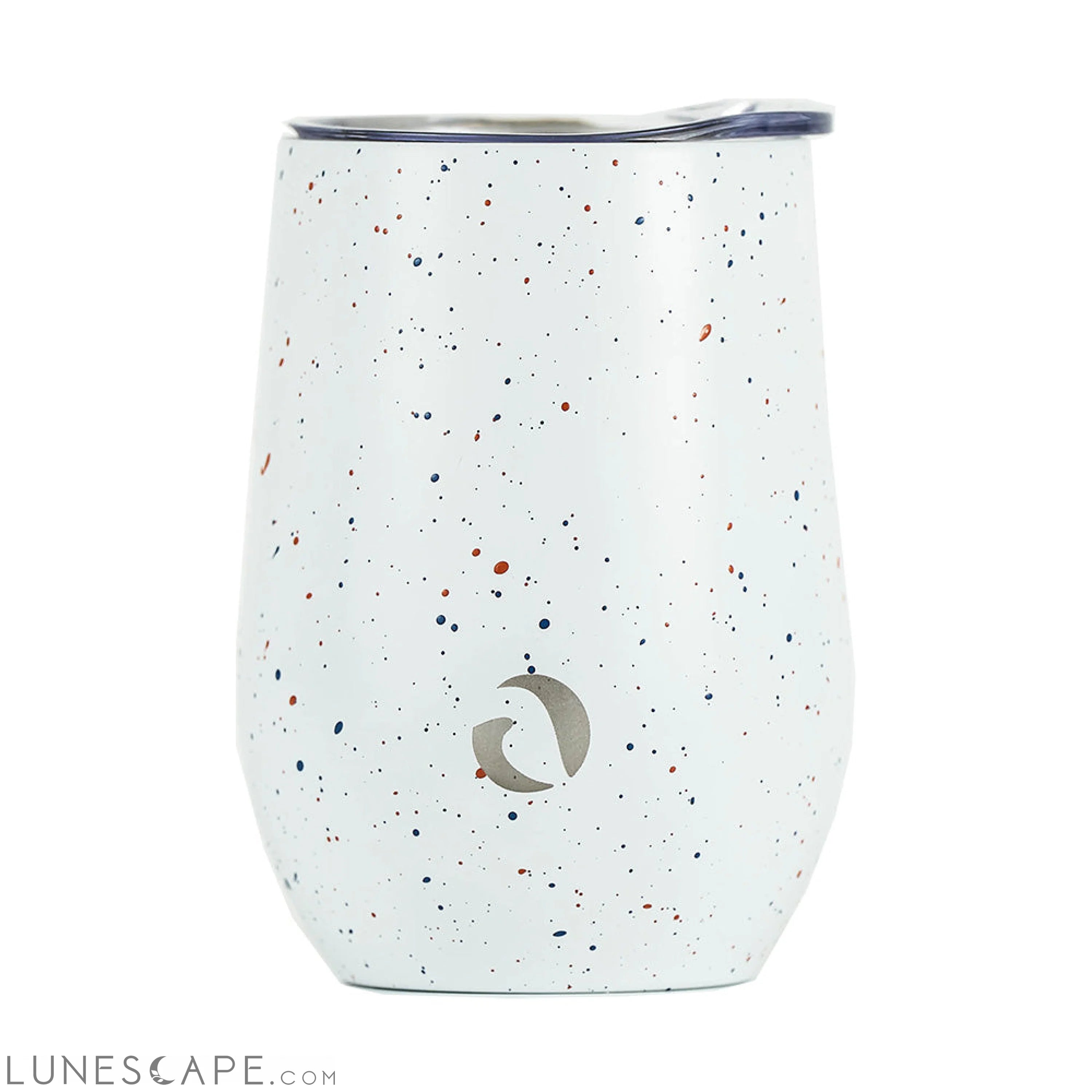DRINCO® 12oz Insulated Wine Tumbler Glass (Pebble Beach) LUNESCAPE