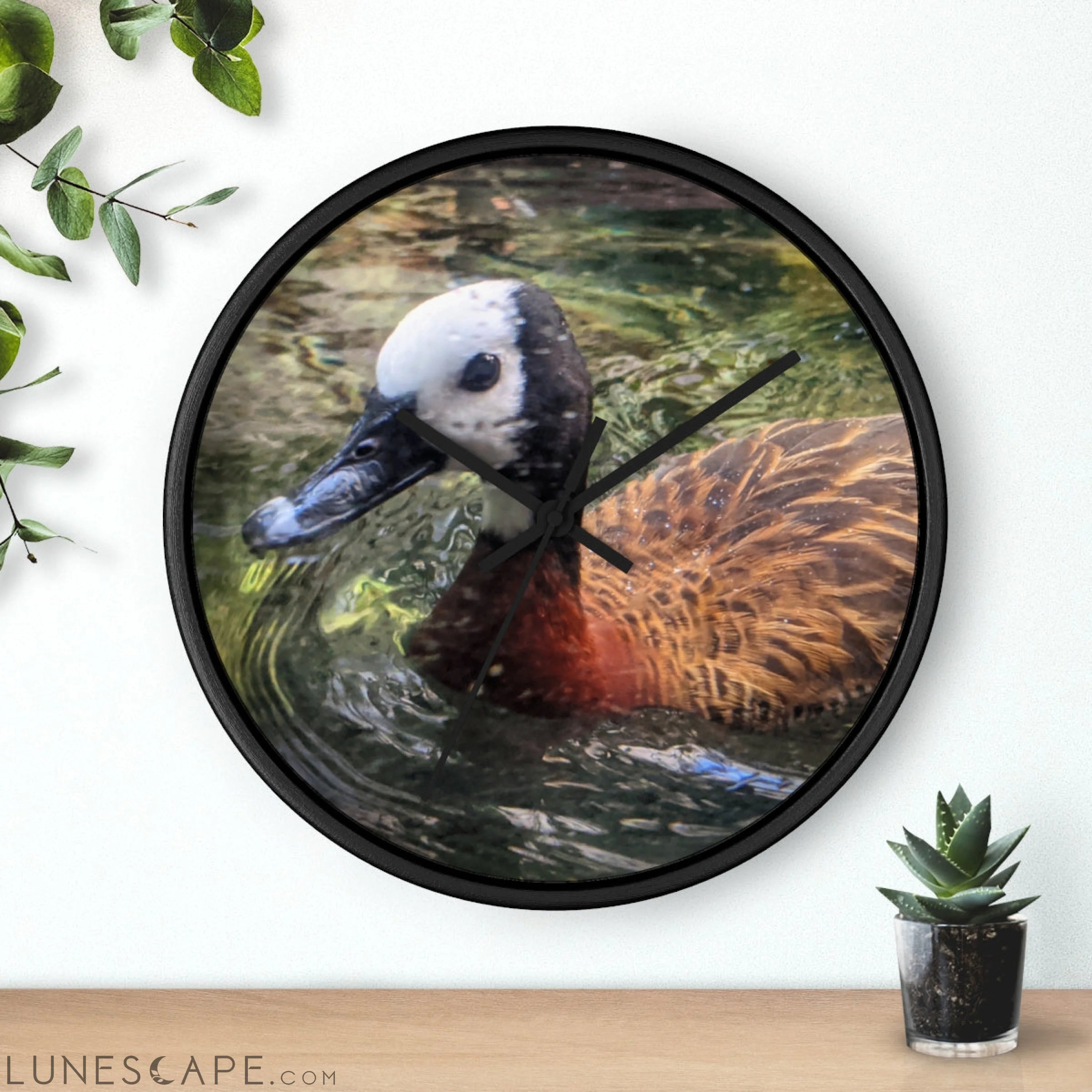 Duck Wall clock LUNESCAPE