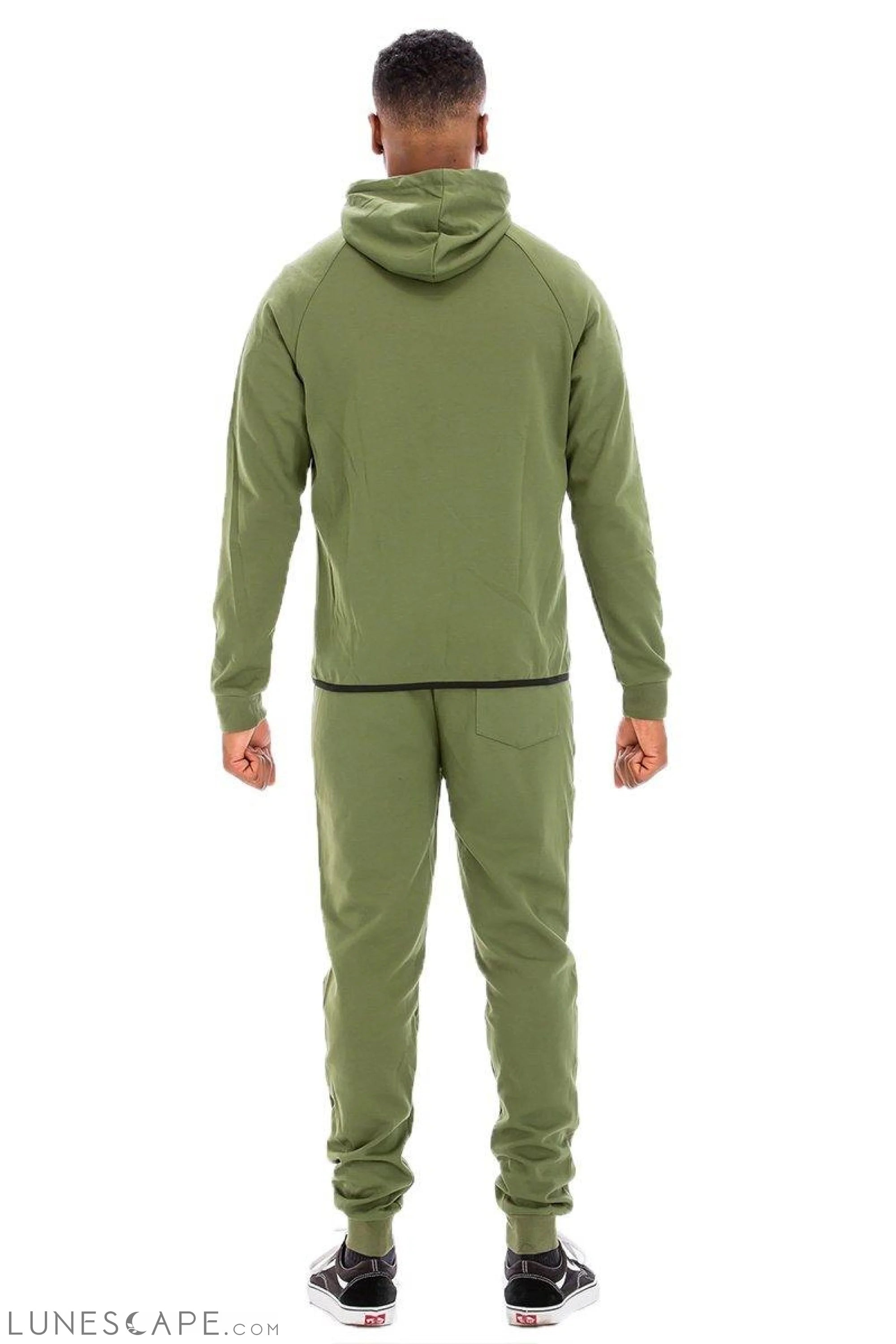 DYNAMIC SOLID SWEAT SET - Green LUNESCAPE