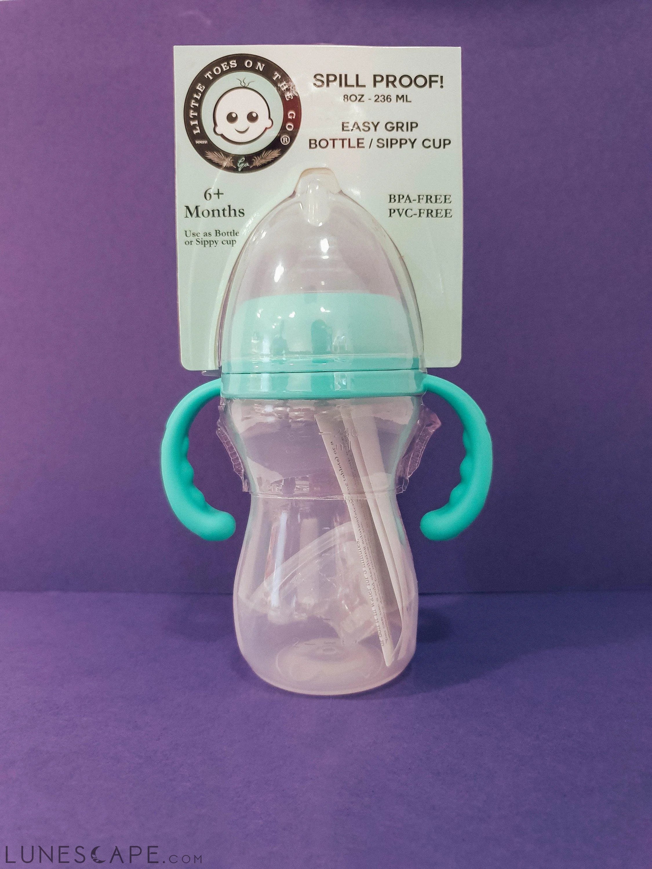 Easy Grip Convertible Bottle / Sippy Cup LUNESCAPE