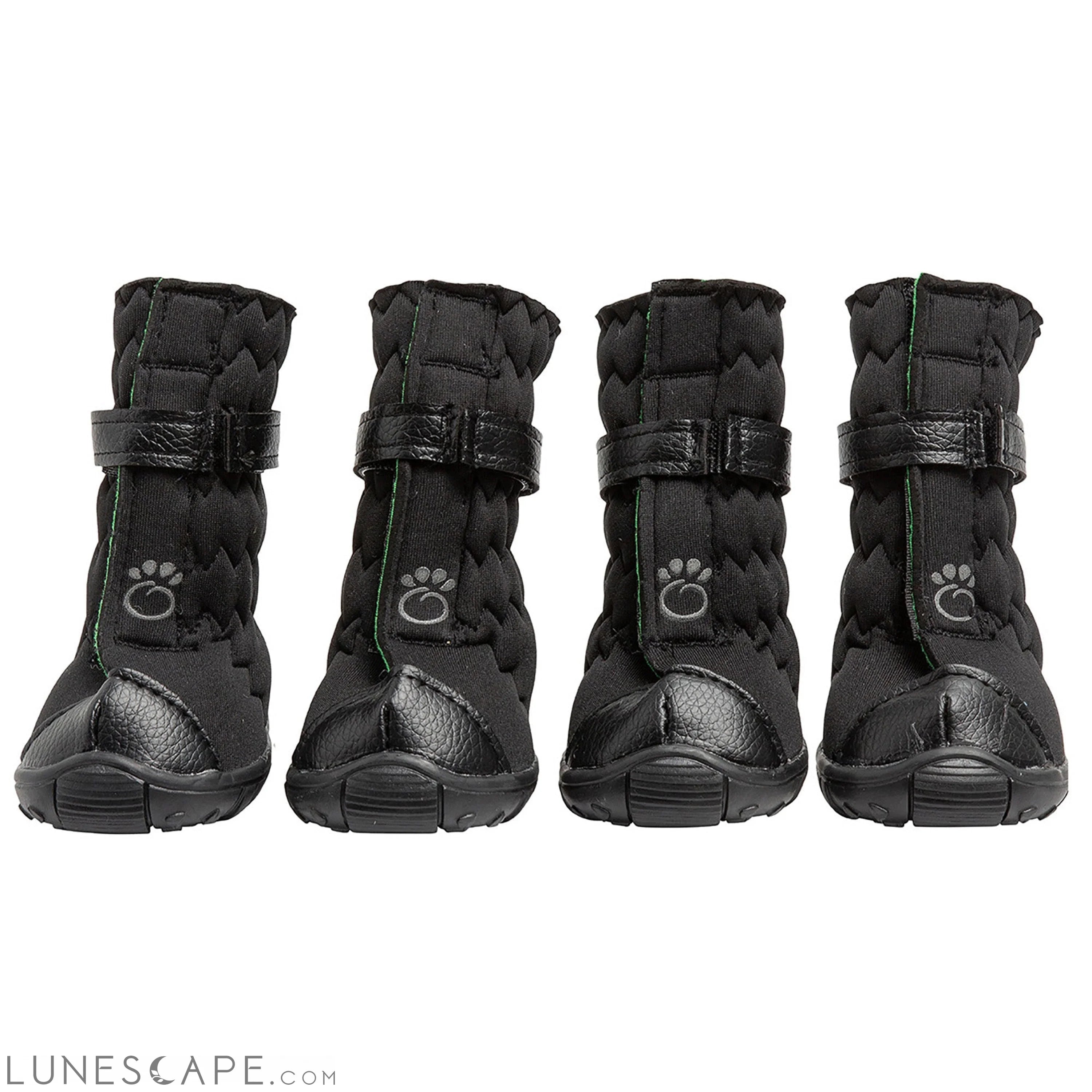 Elasto-Fit Dog Boots - Black LUNESCAPE