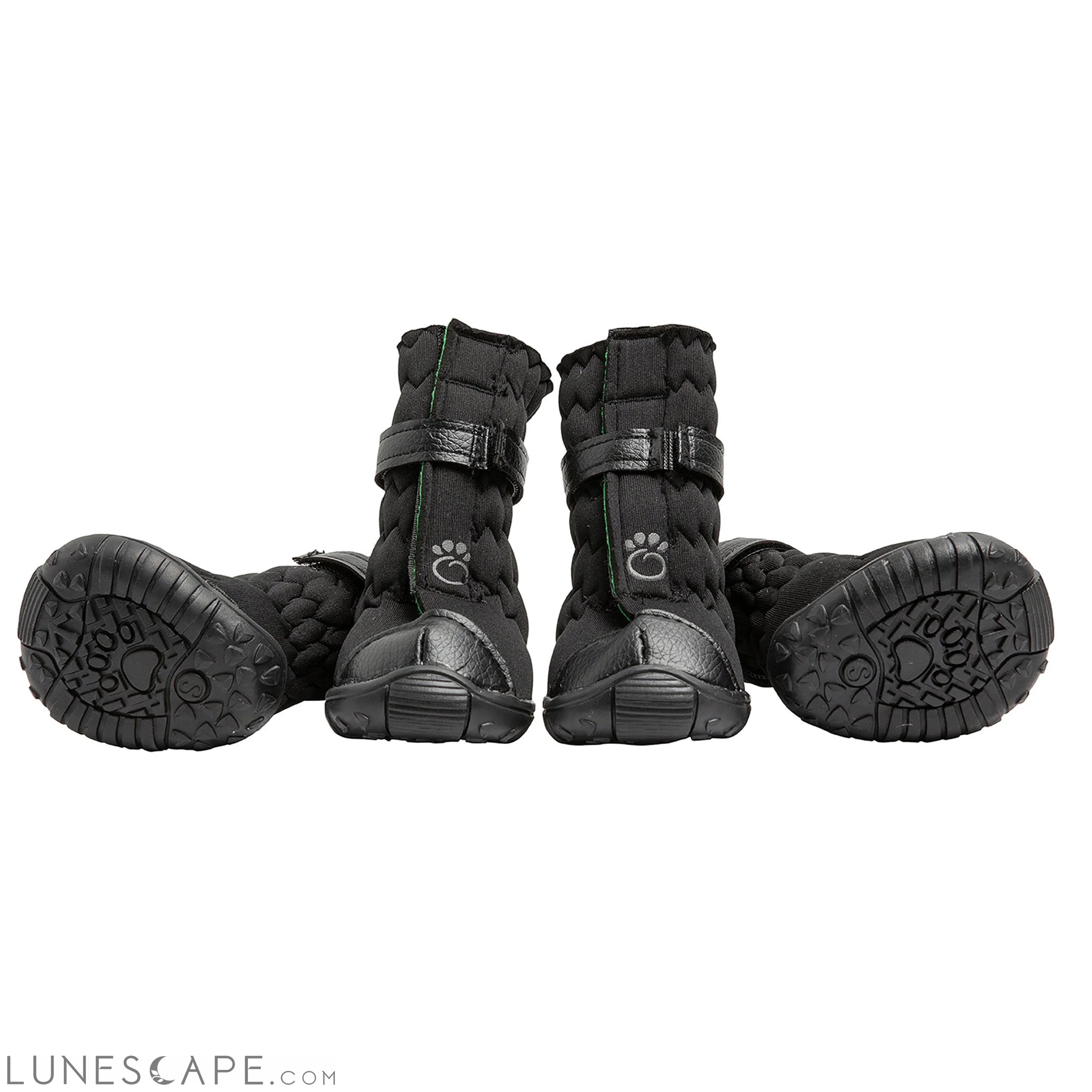 Elasto-Fit Dog Boots - Black LUNESCAPE