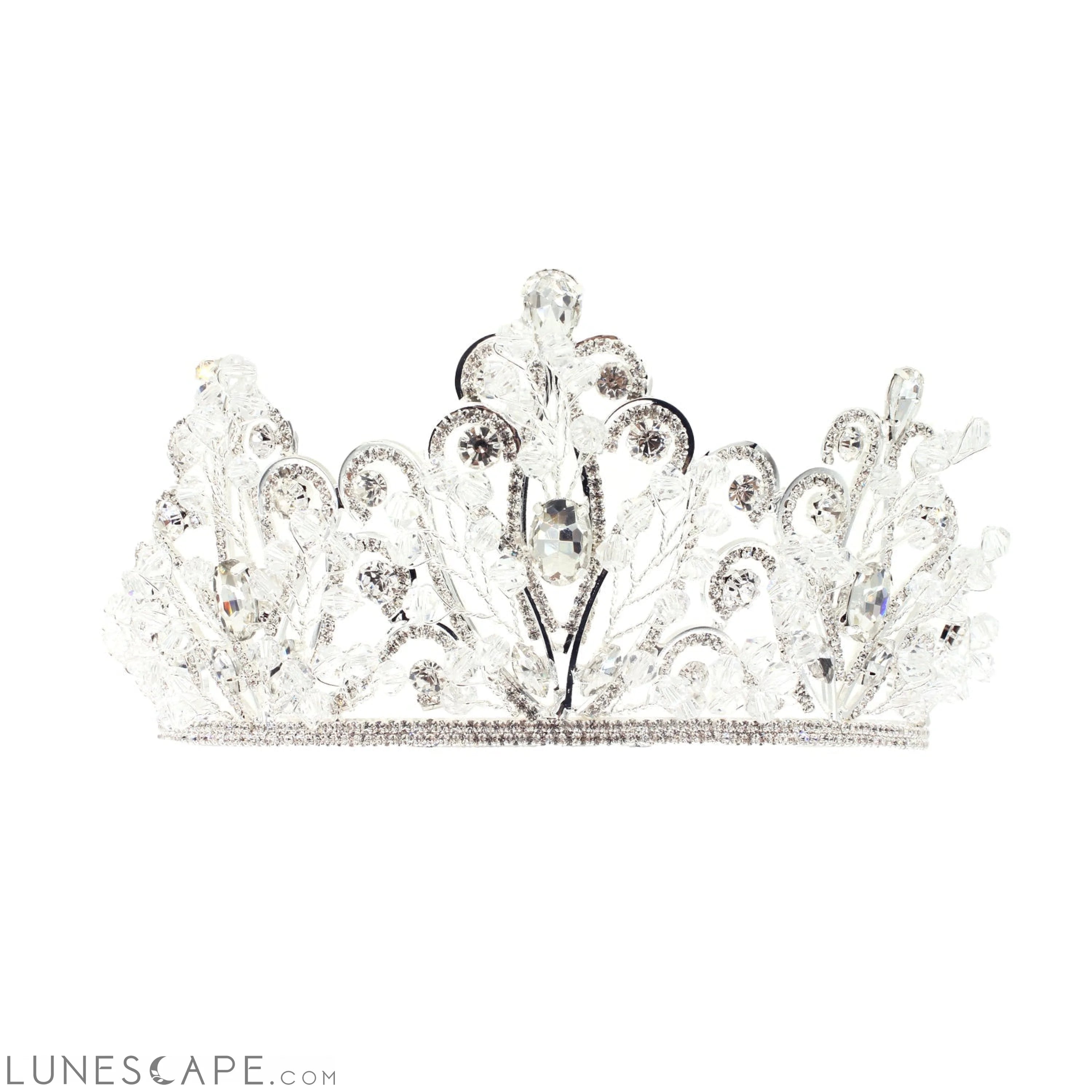 Elegant Crystal Royal Tiara LUNESCAPE