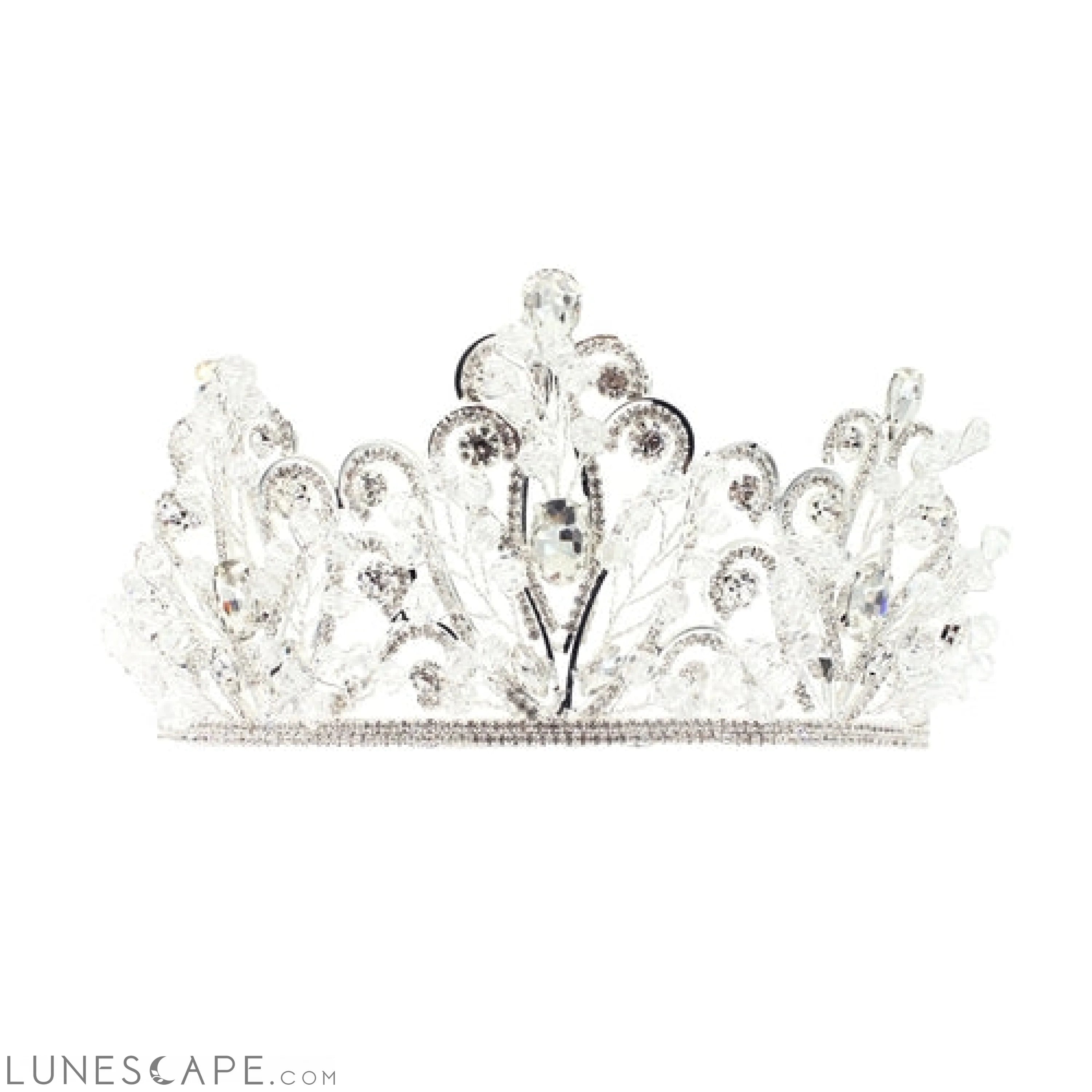Elegant Crystal Royal Tiara LUNESCAPE
