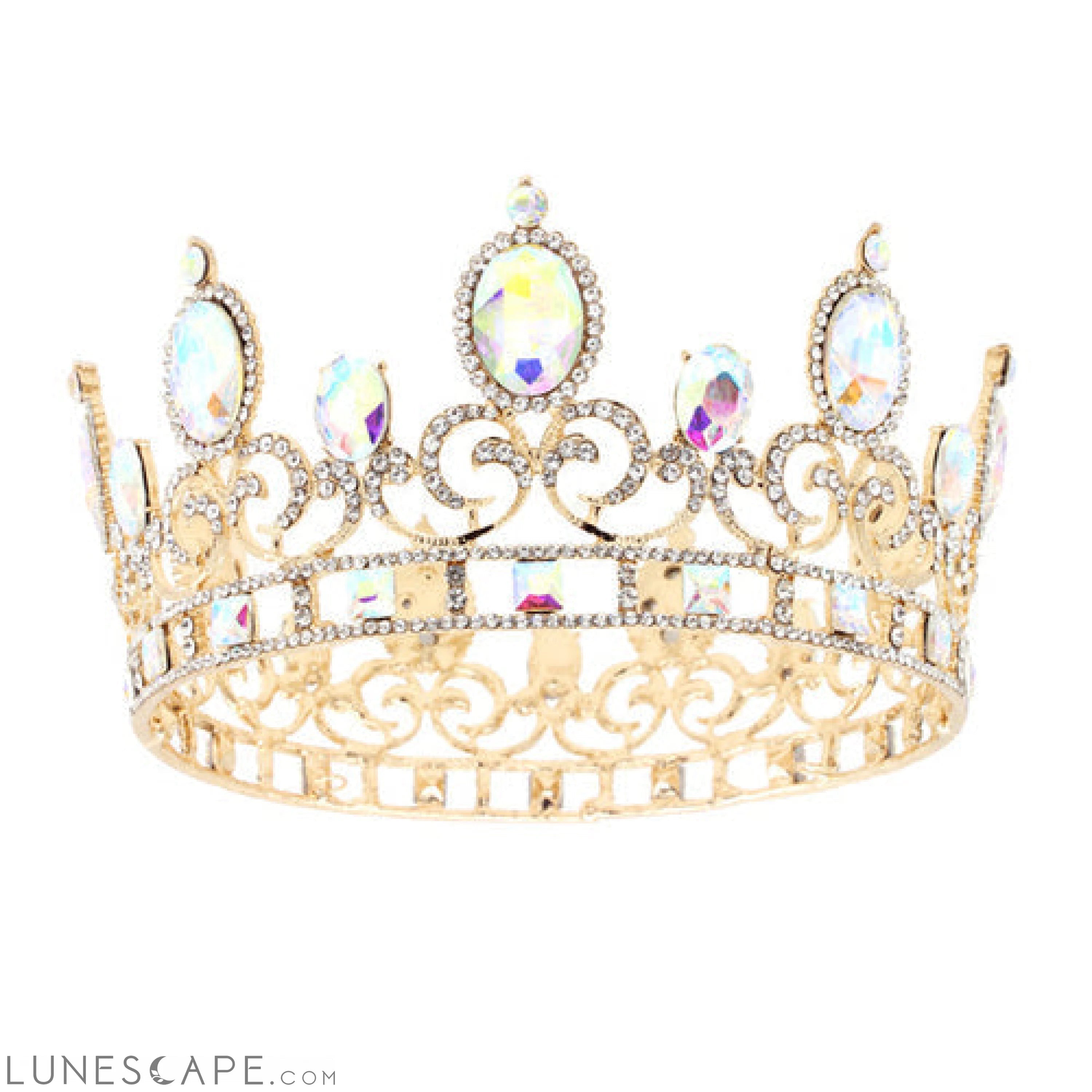 Elegant Crystal Tiara LUNESCAPE