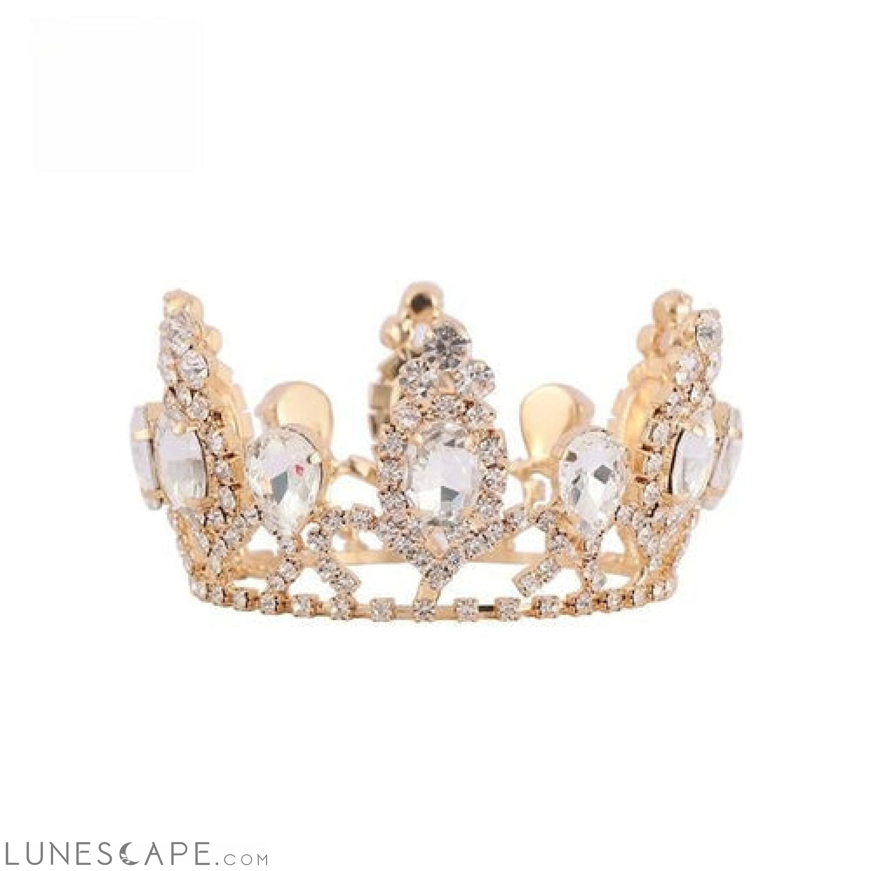 Elegant Gemstone Crown LUNESCAPE