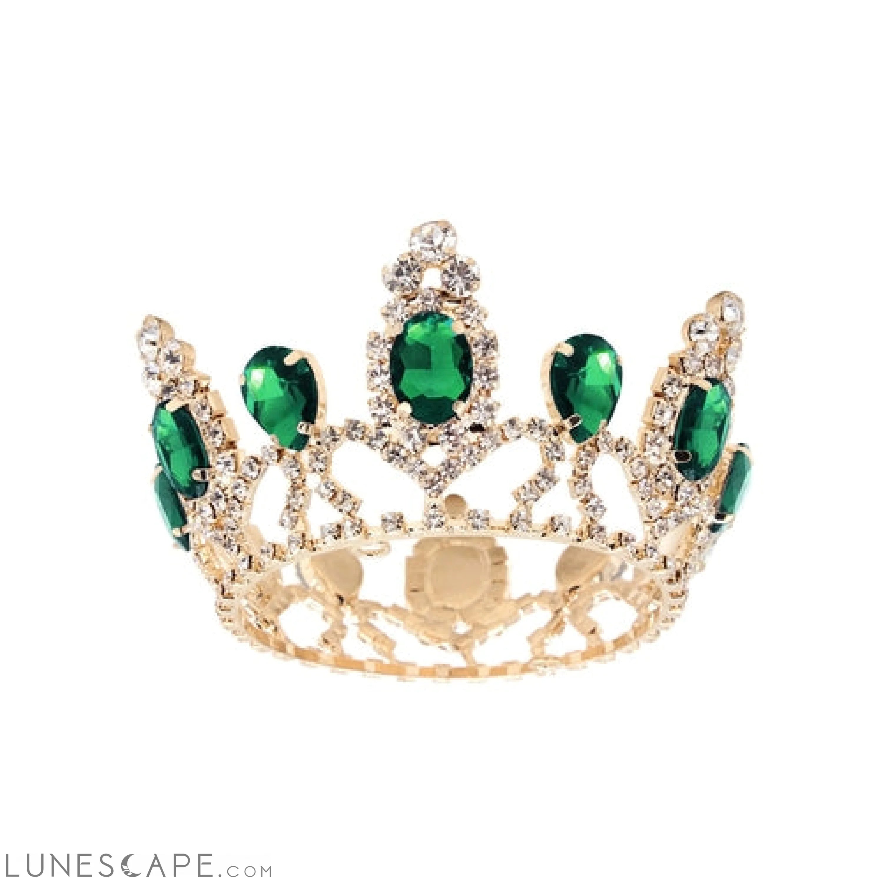 Elegant Gemstone Crown LUNESCAPE
