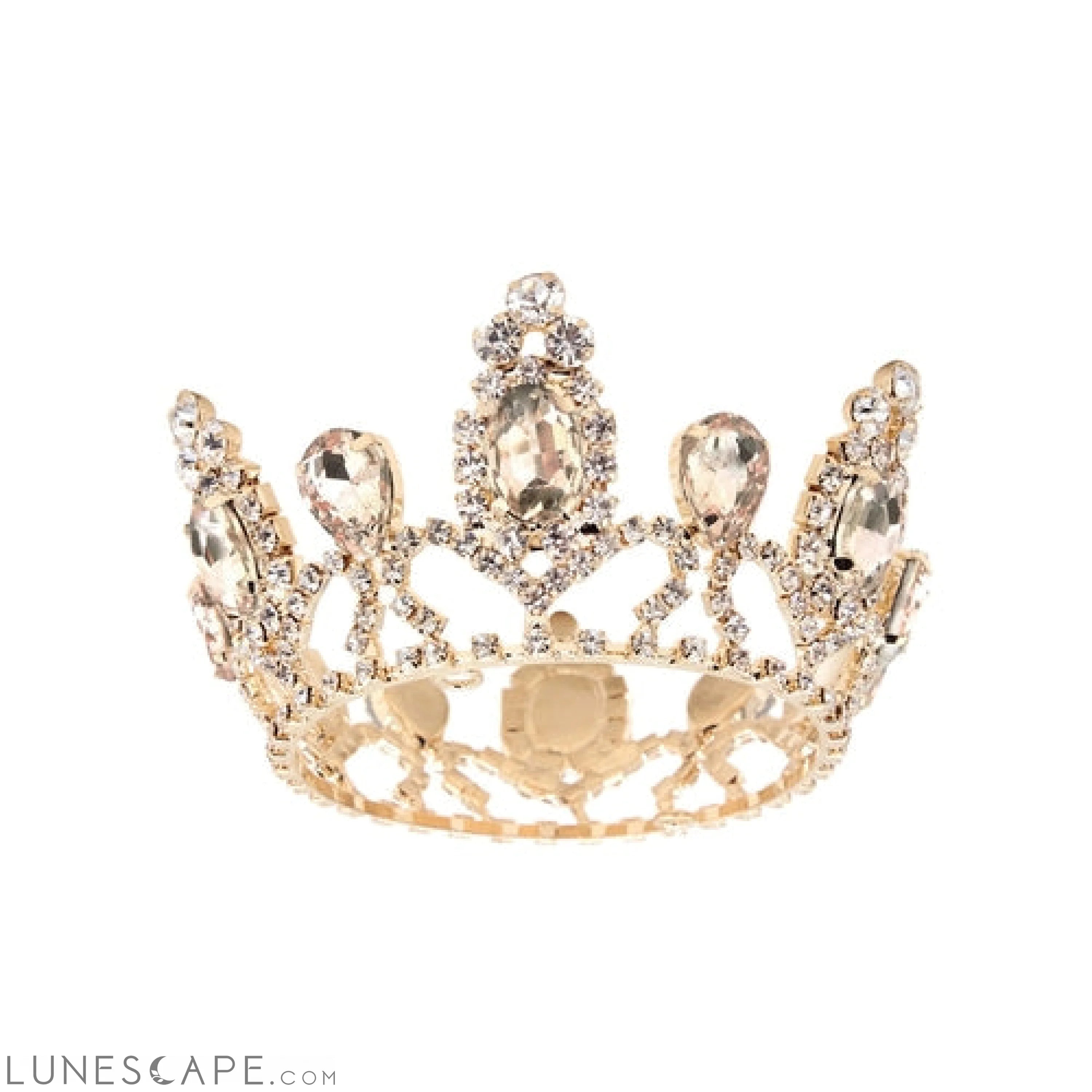 Elegant Gemstone Crown LUNESCAPE