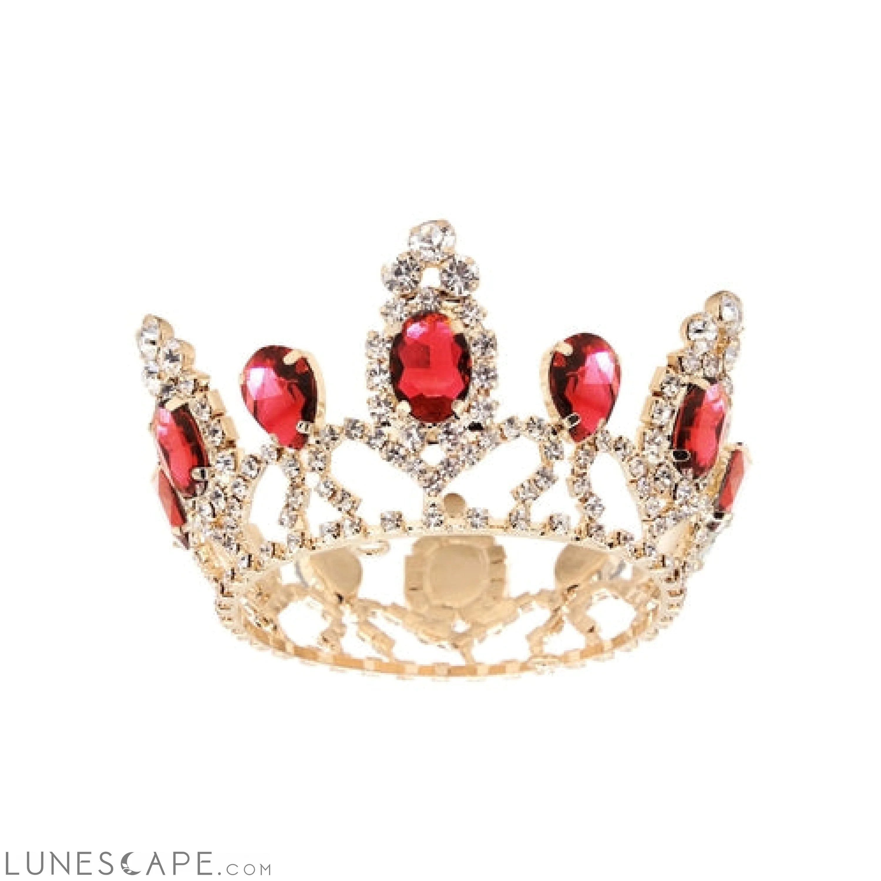 Elegant Gemstone Crown LUNESCAPE