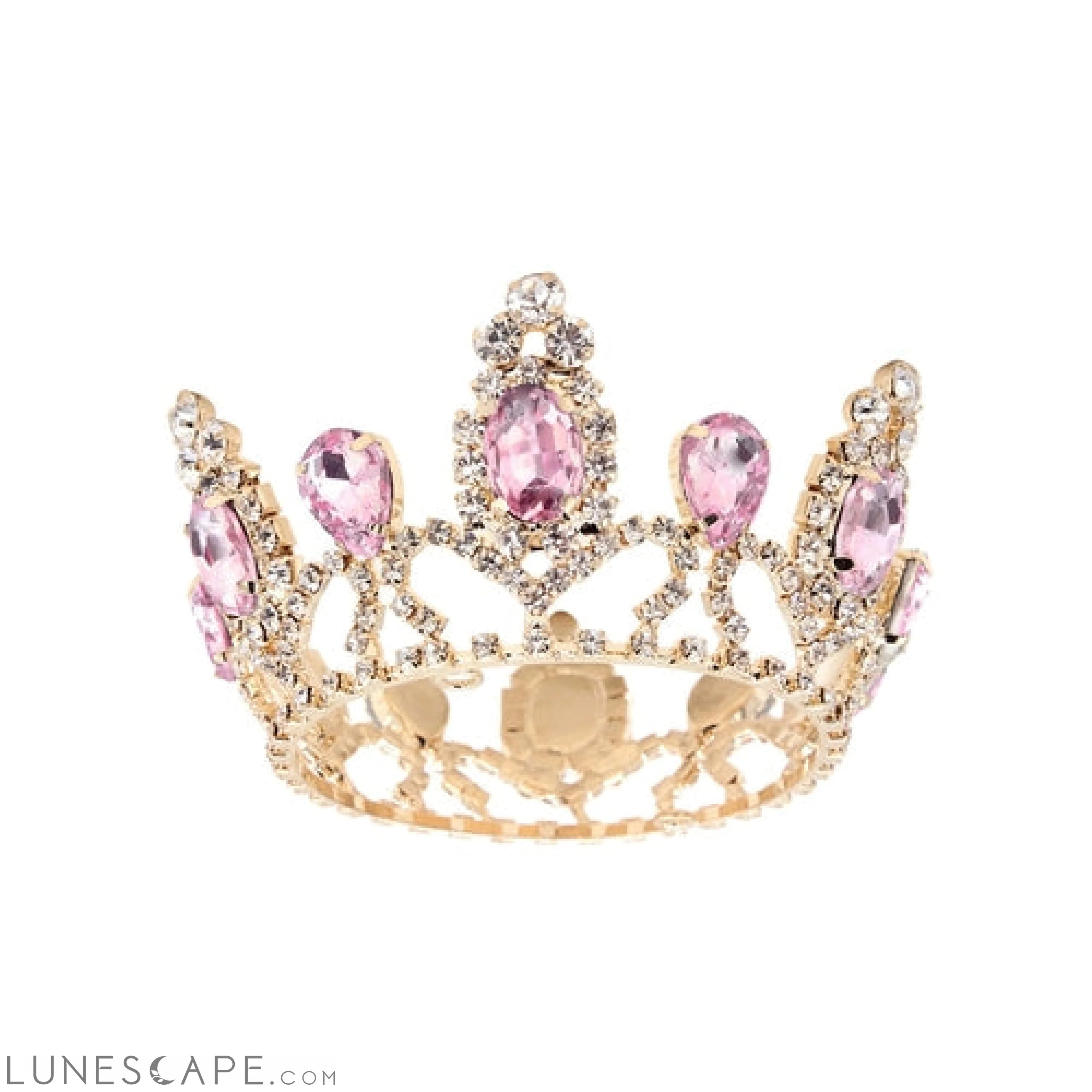 Elegant Gemstone Crown LUNESCAPE