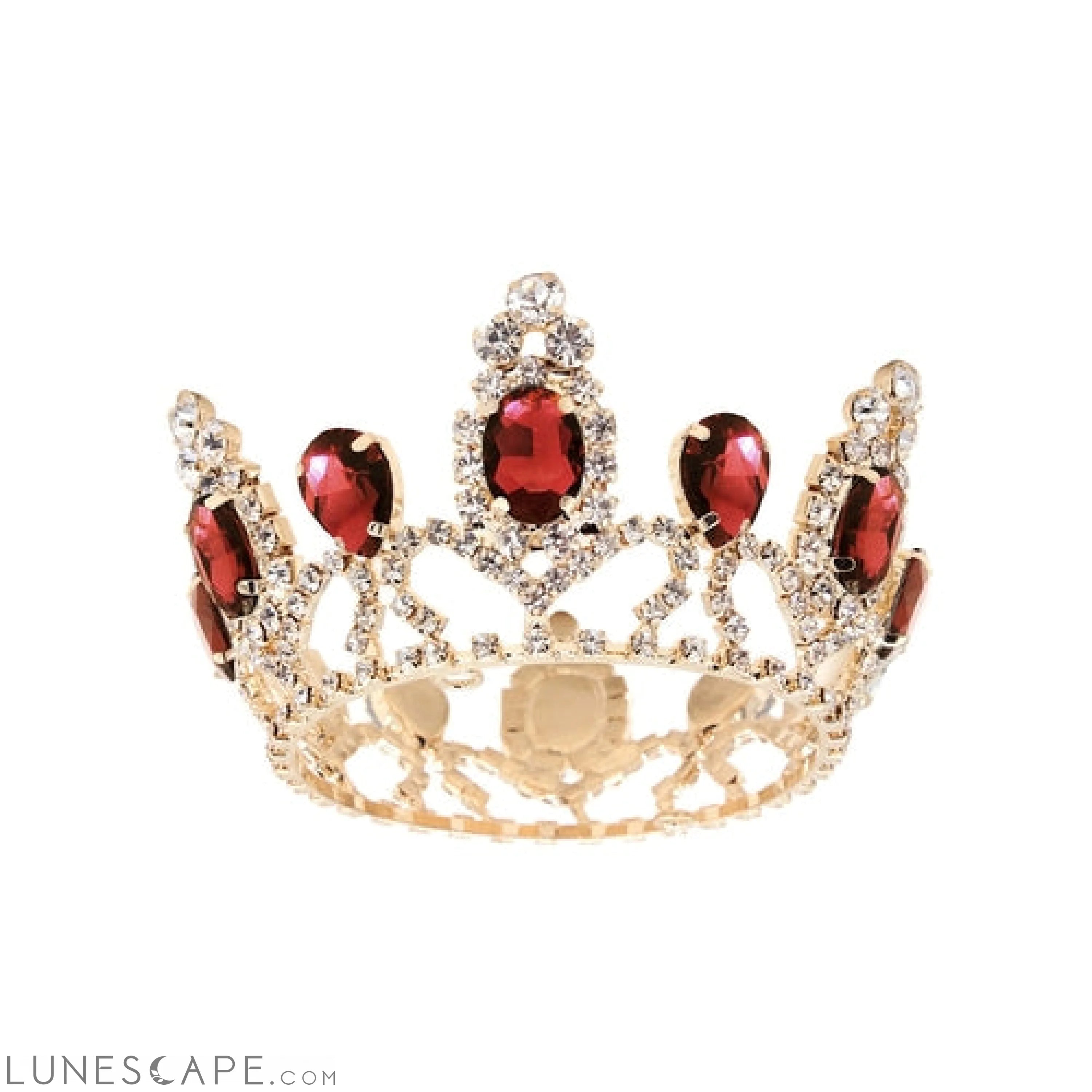 Elegant Gemstone Crown LUNESCAPE