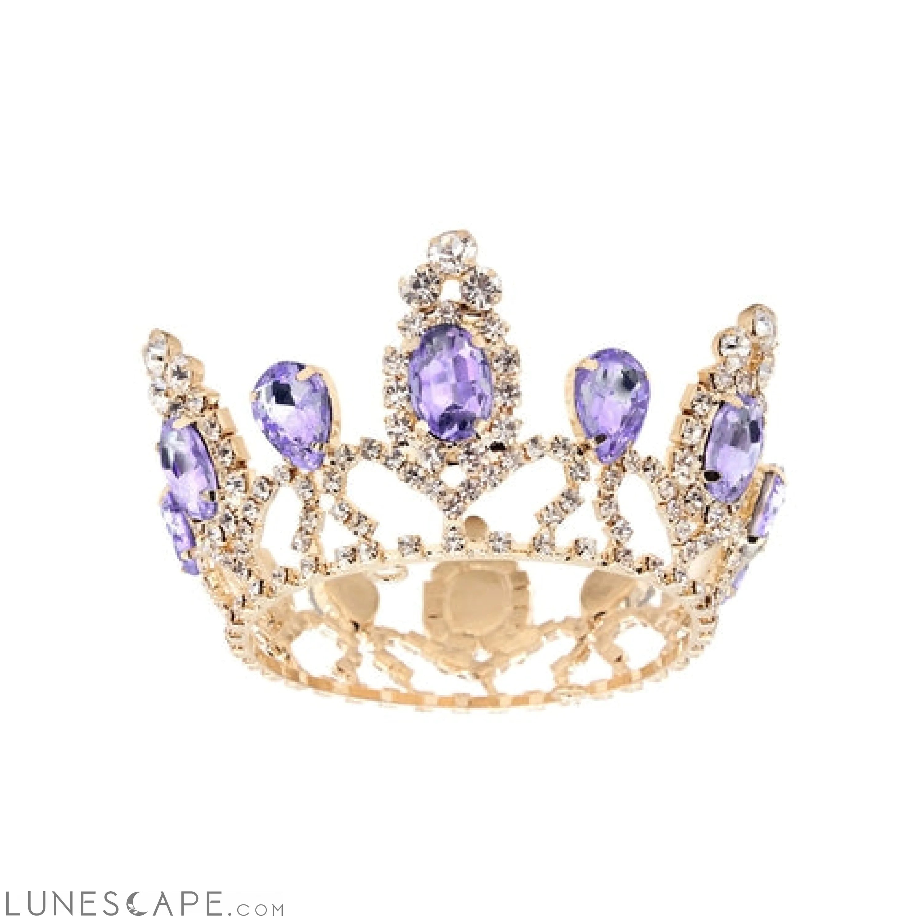 Elegant Gemstone Crown LUNESCAPE