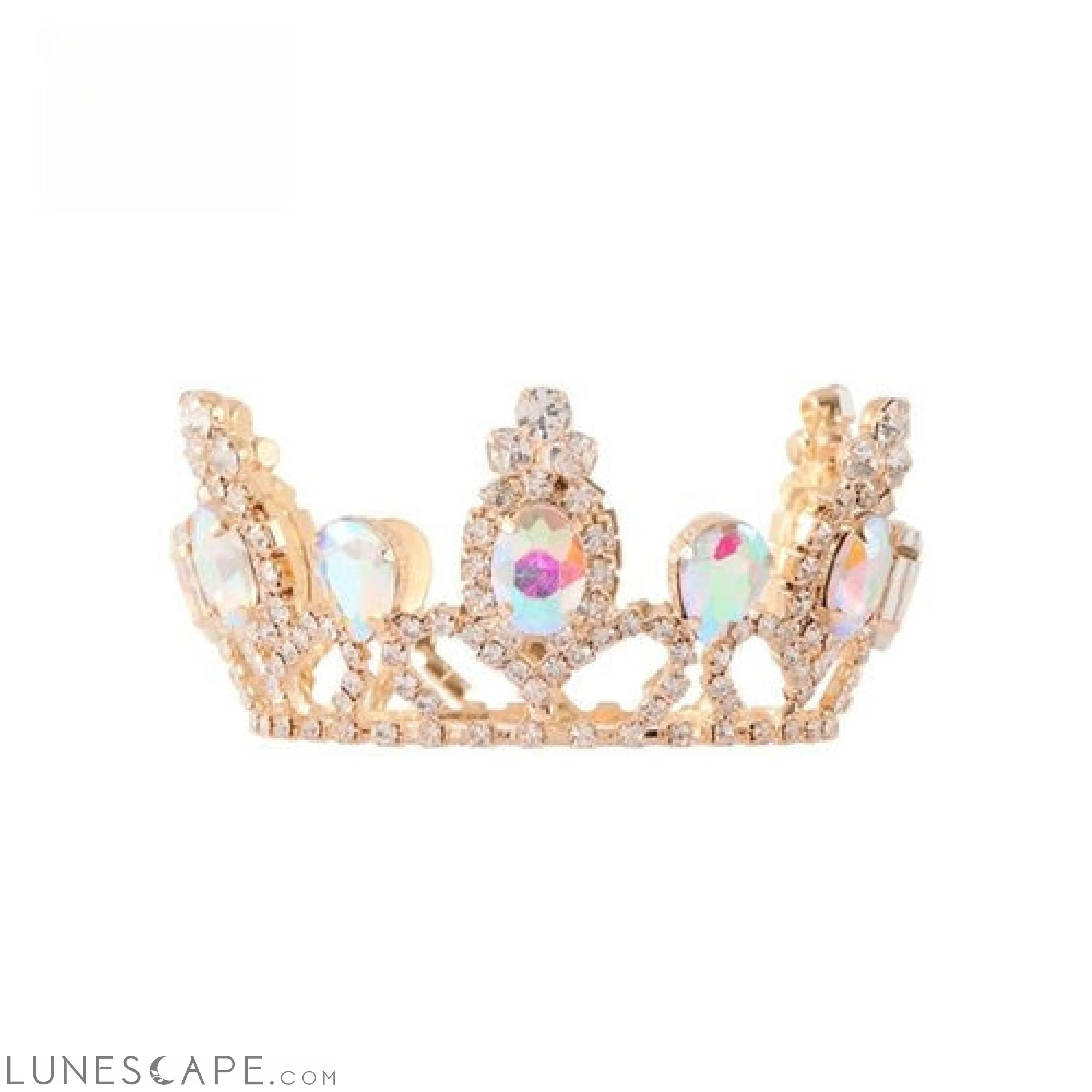Elegant Gemstone Crown LUNESCAPE