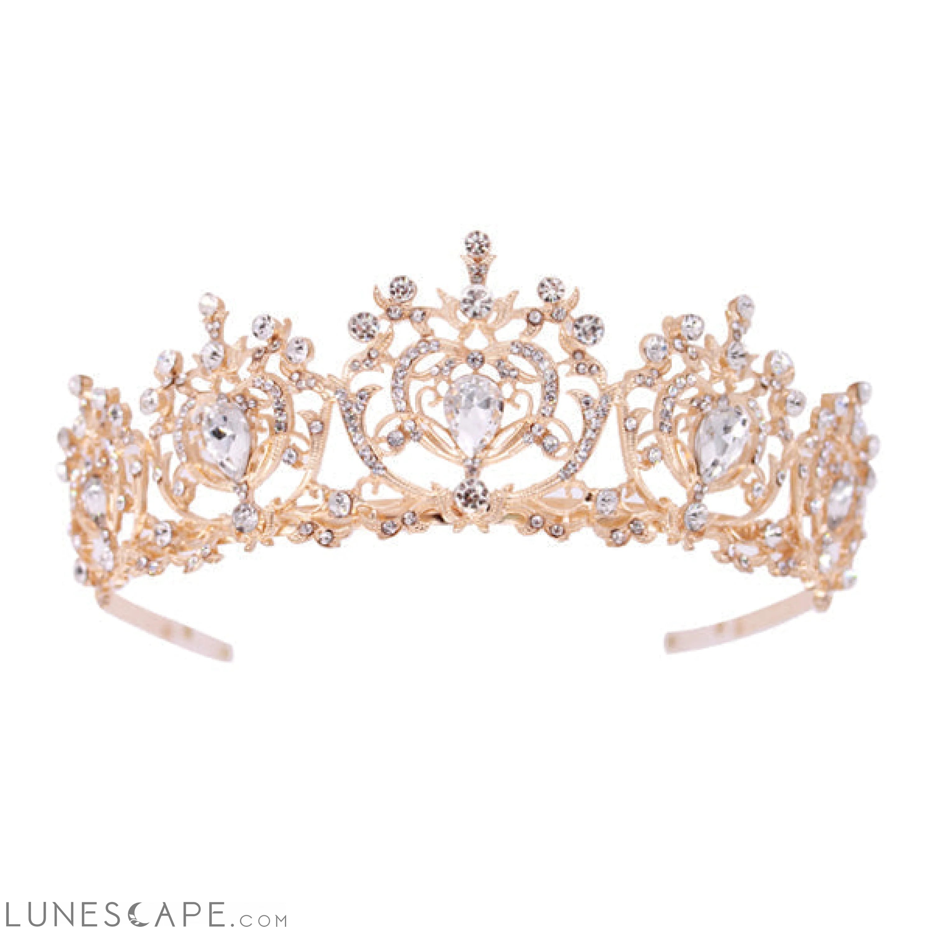 Elegant Gemstone Tiara LUNESCAPE