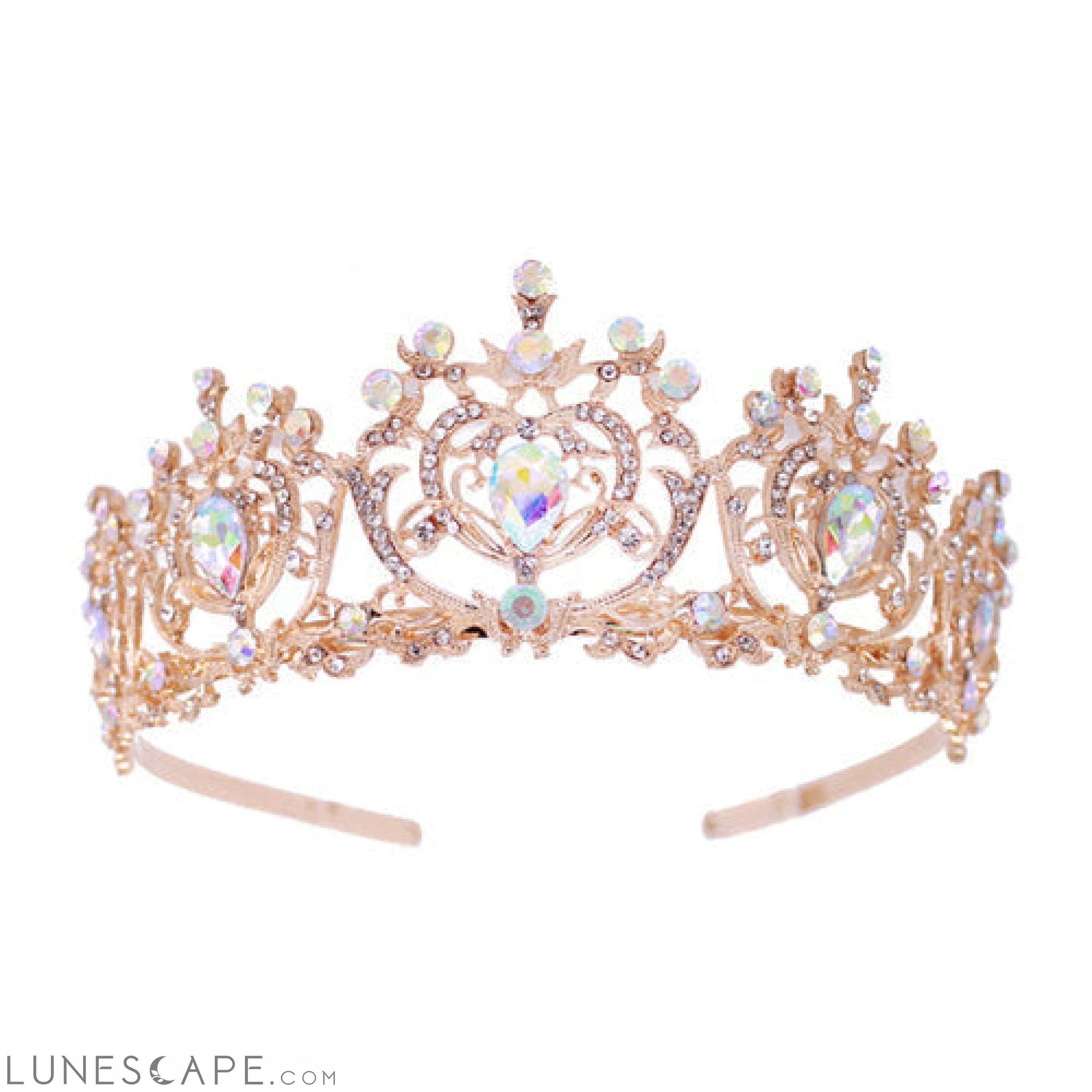 Elegant Gemstone Tiara LUNESCAPE
