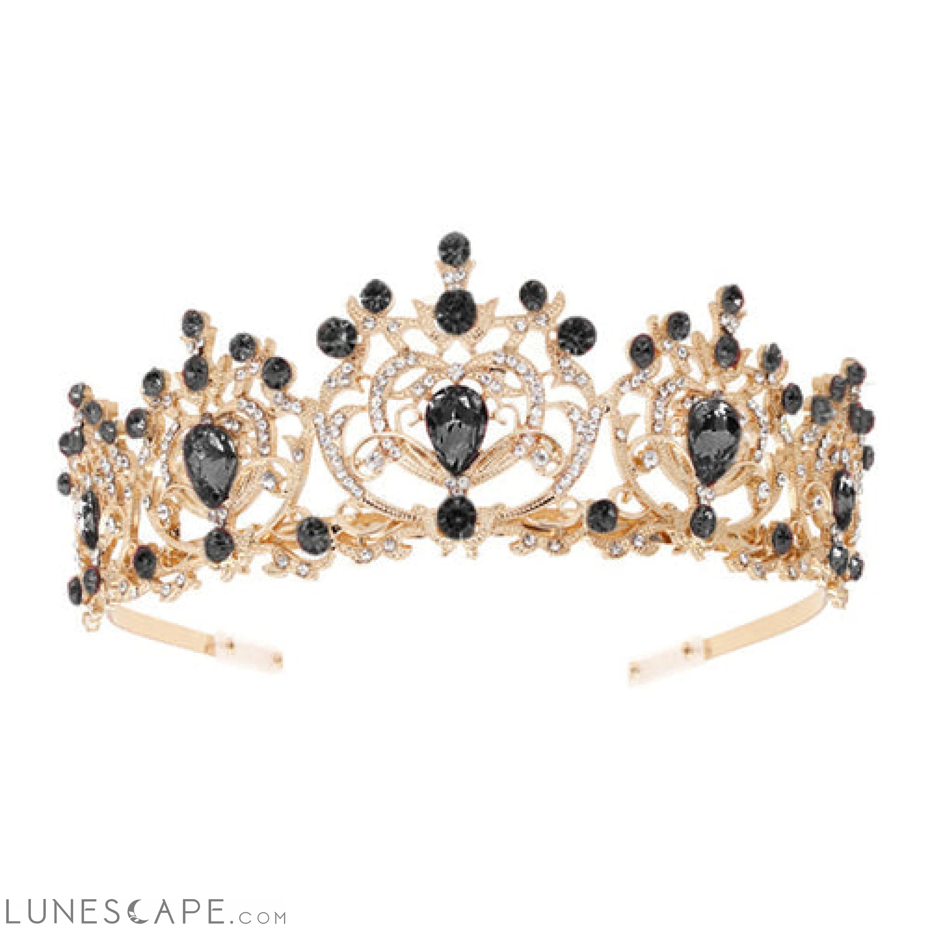 Elegant Gemstone Tiara LUNESCAPE