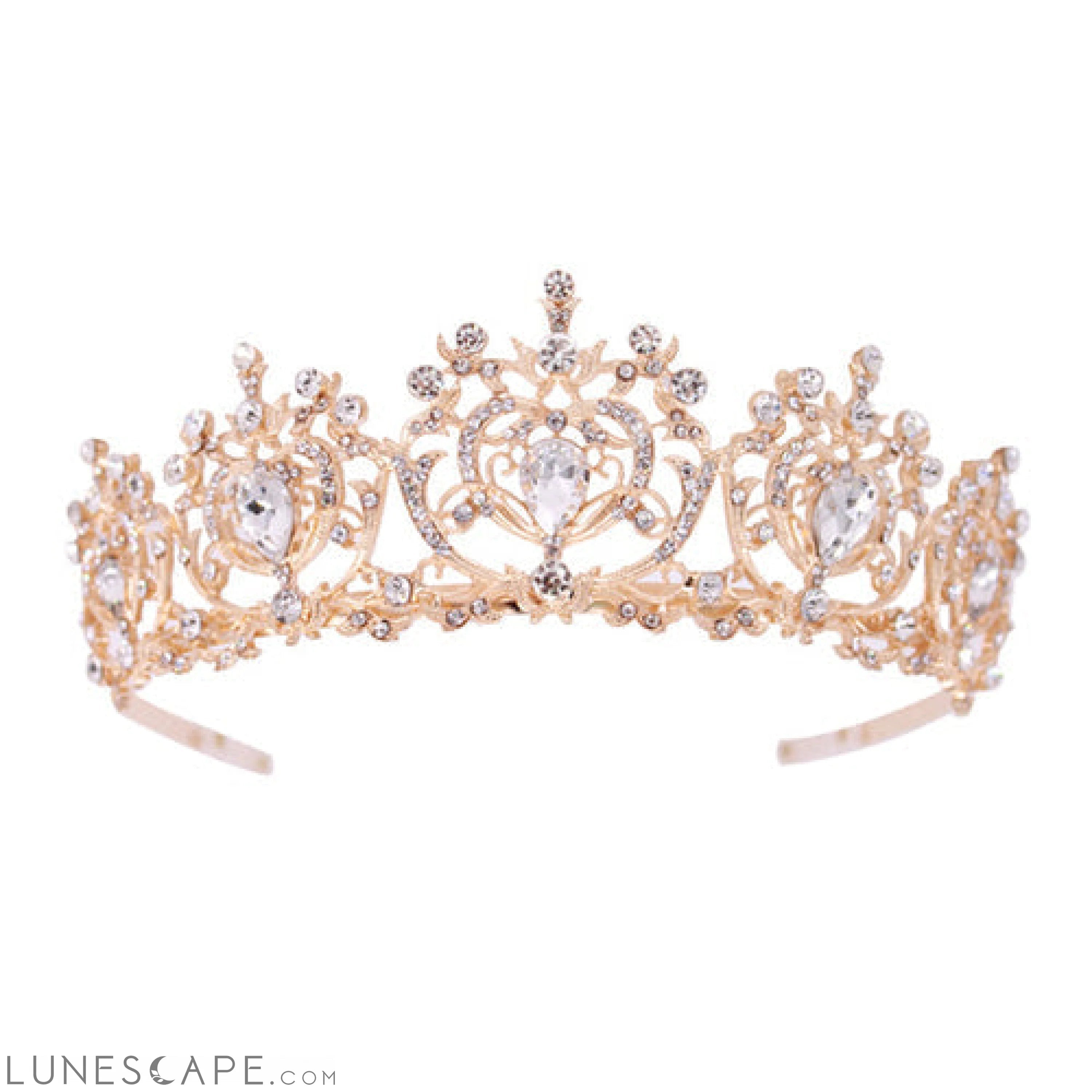 Elegant Gemstone Tiara LUNESCAPE