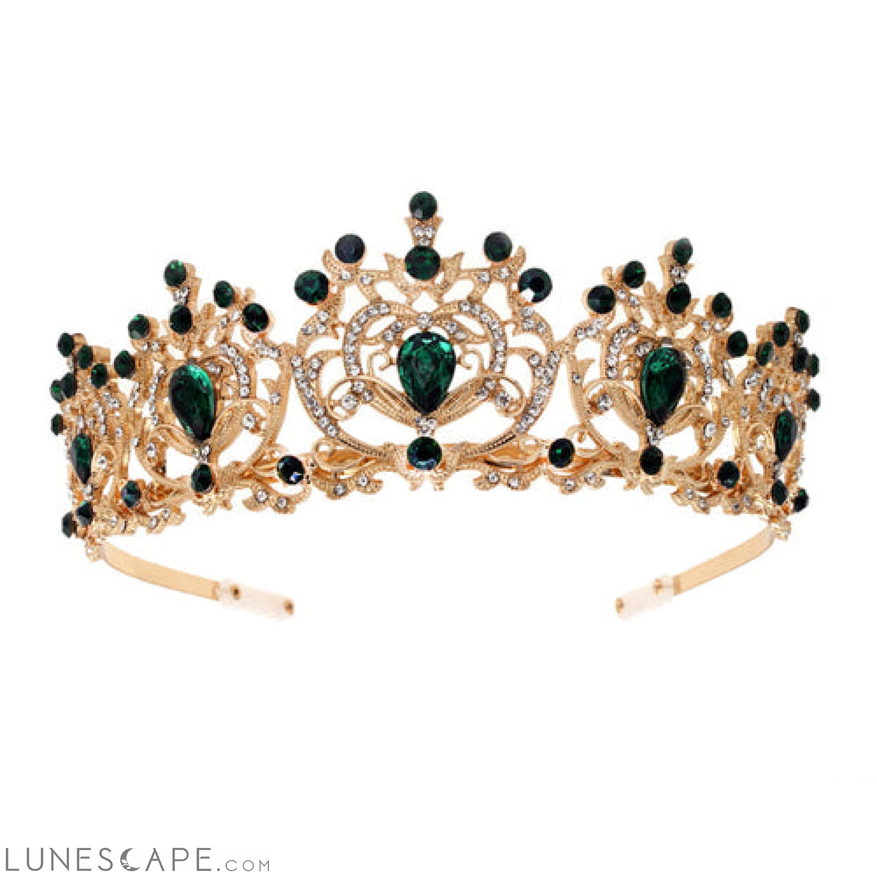 Elegant Gemstone Tiara LUNESCAPE