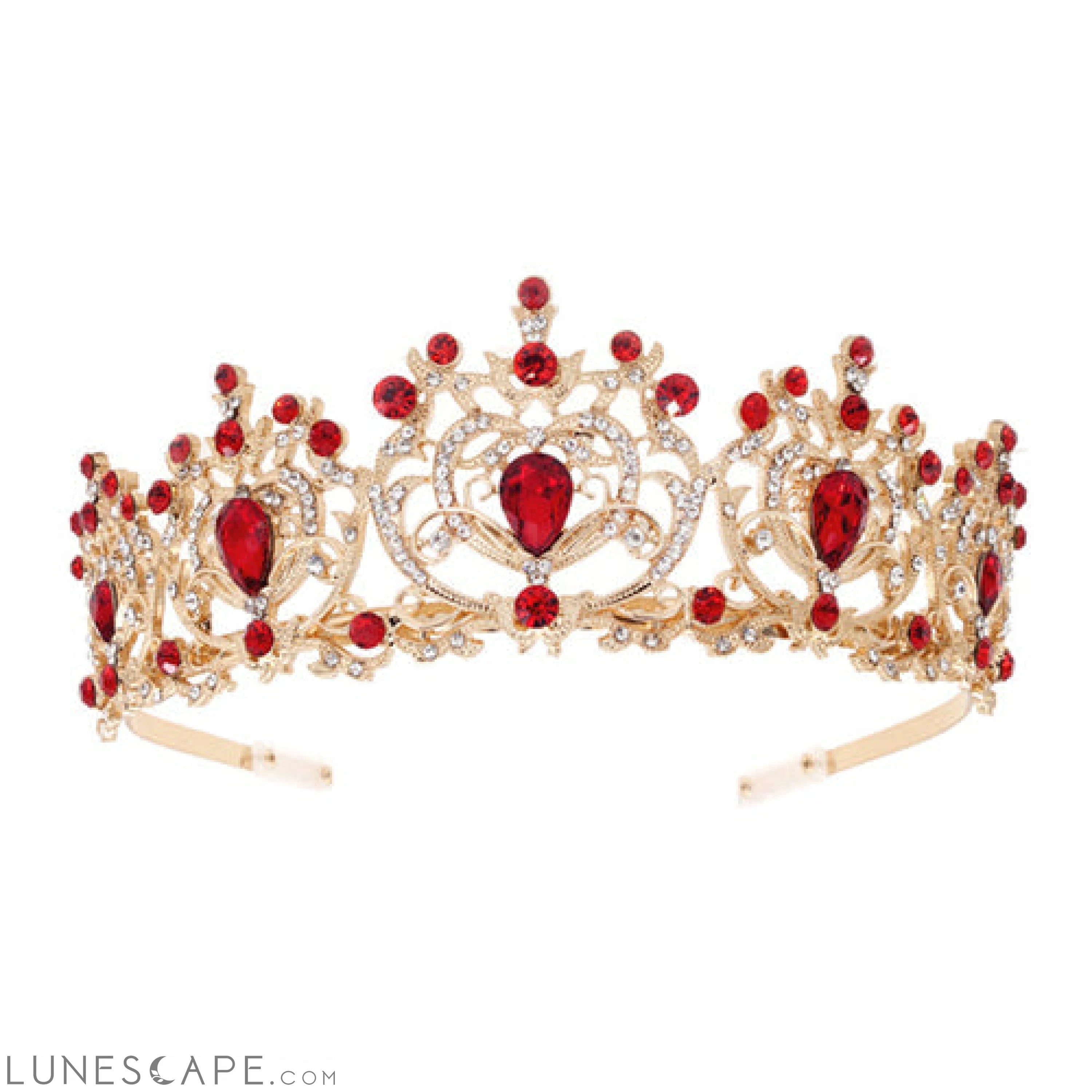 Elegant Gemstone Tiara LUNESCAPE