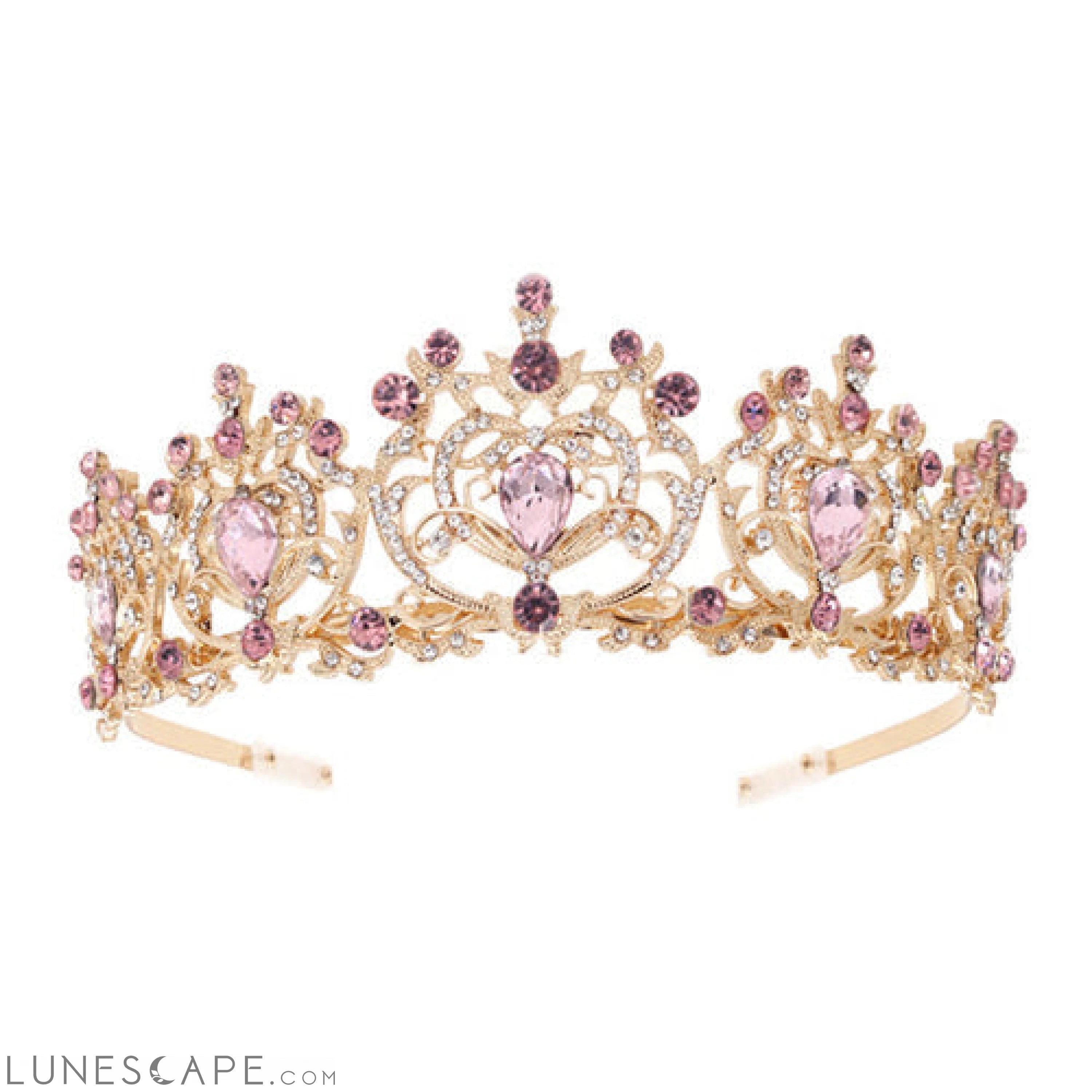Elegant Gemstone Tiara LUNESCAPE