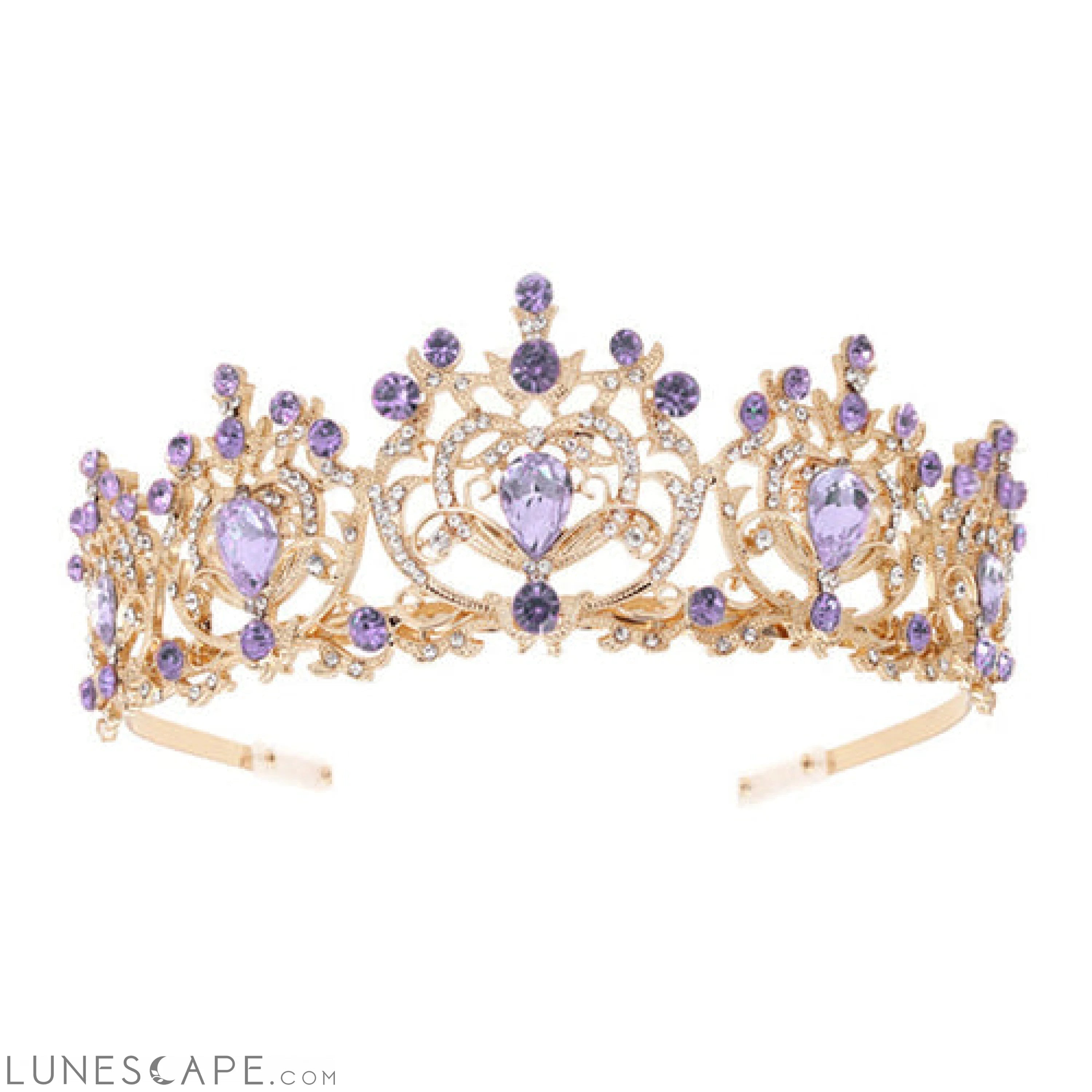 Elegant Gemstone Tiara LUNESCAPE