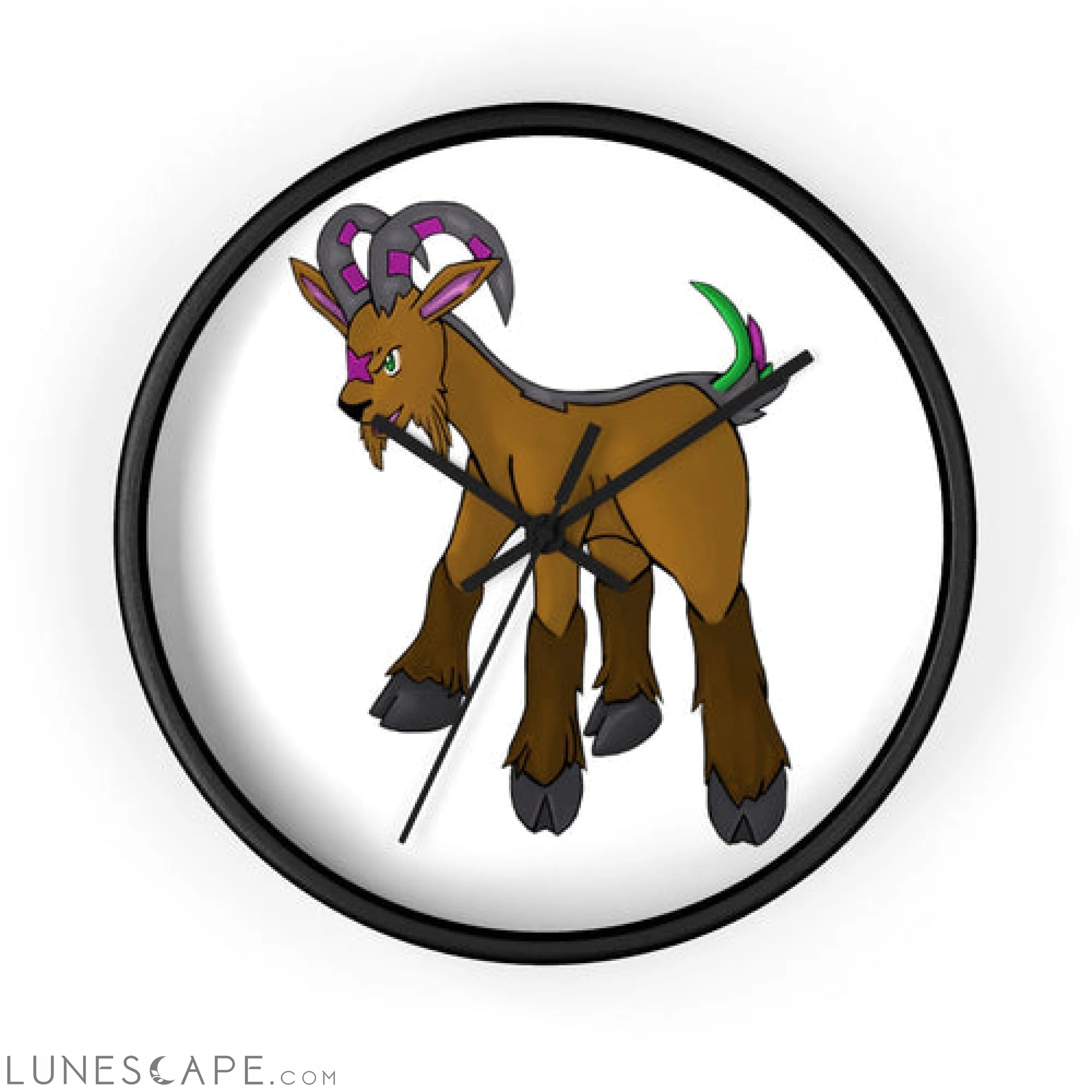Elkwok Wall clock LUNESCAPE