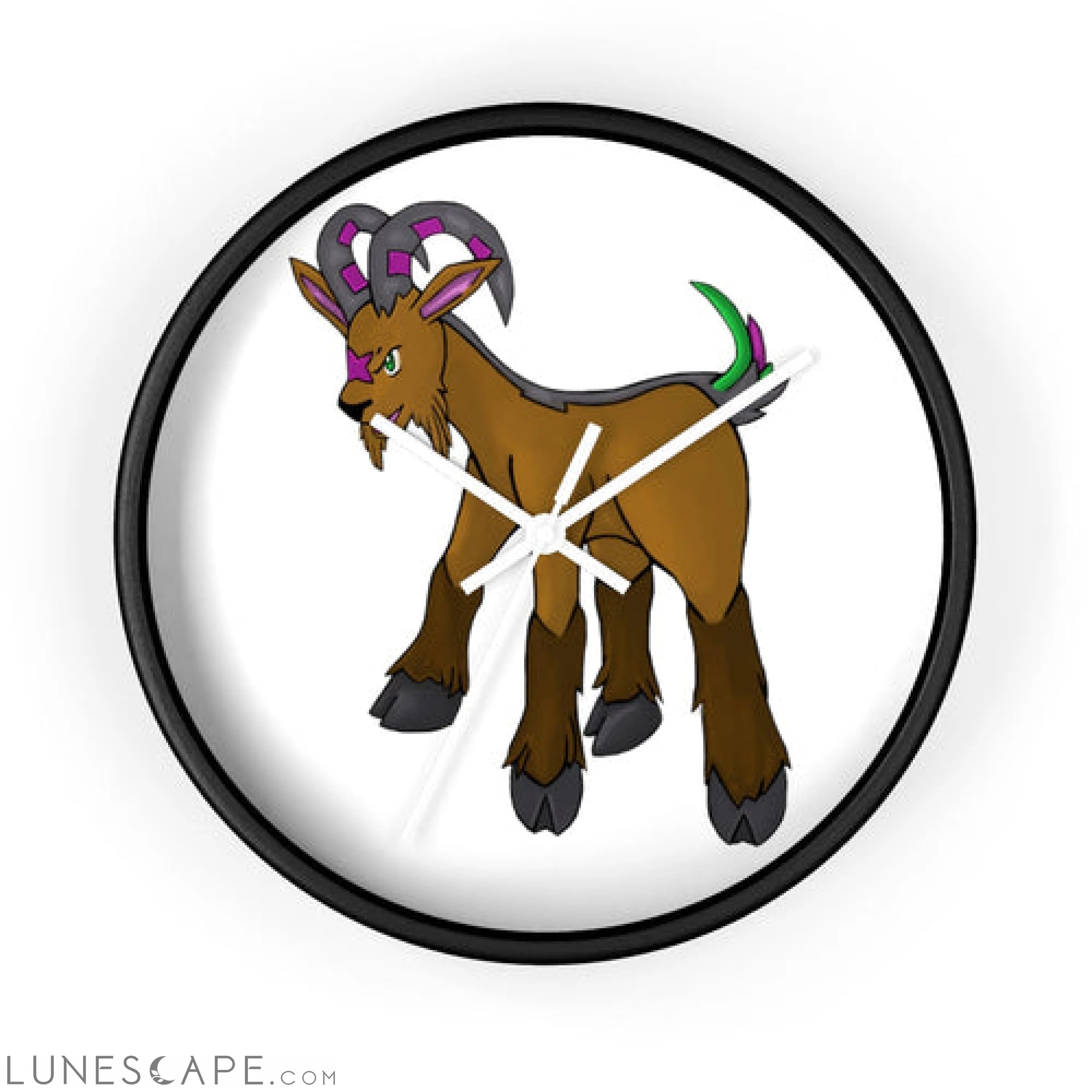 Elkwok Wall clock LUNESCAPE