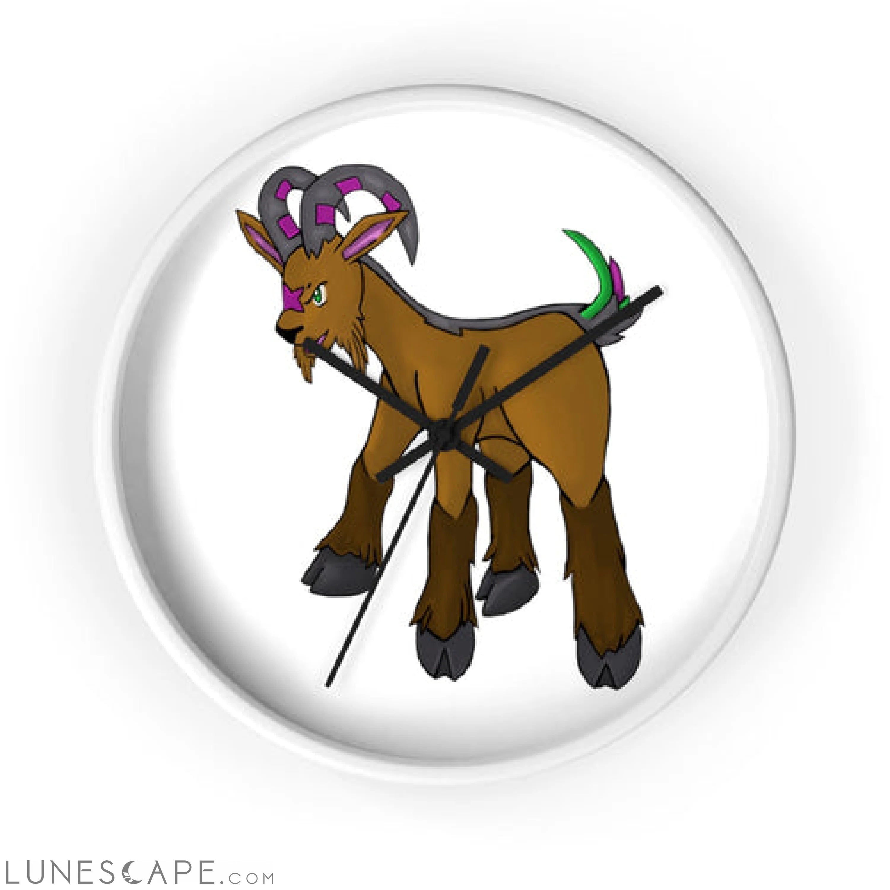 Elkwok Wall clock LUNESCAPE