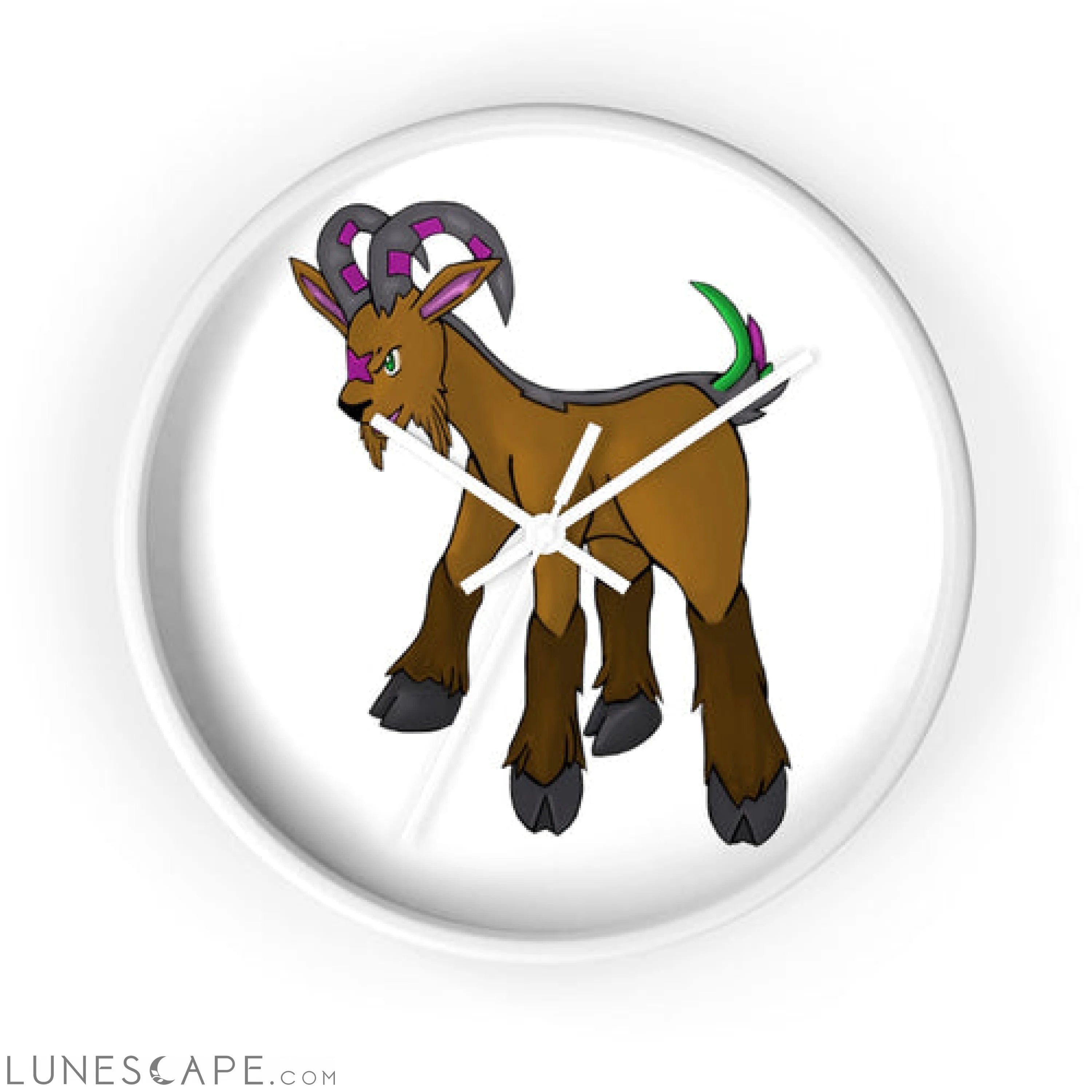 Elkwok Wall clock LUNESCAPE