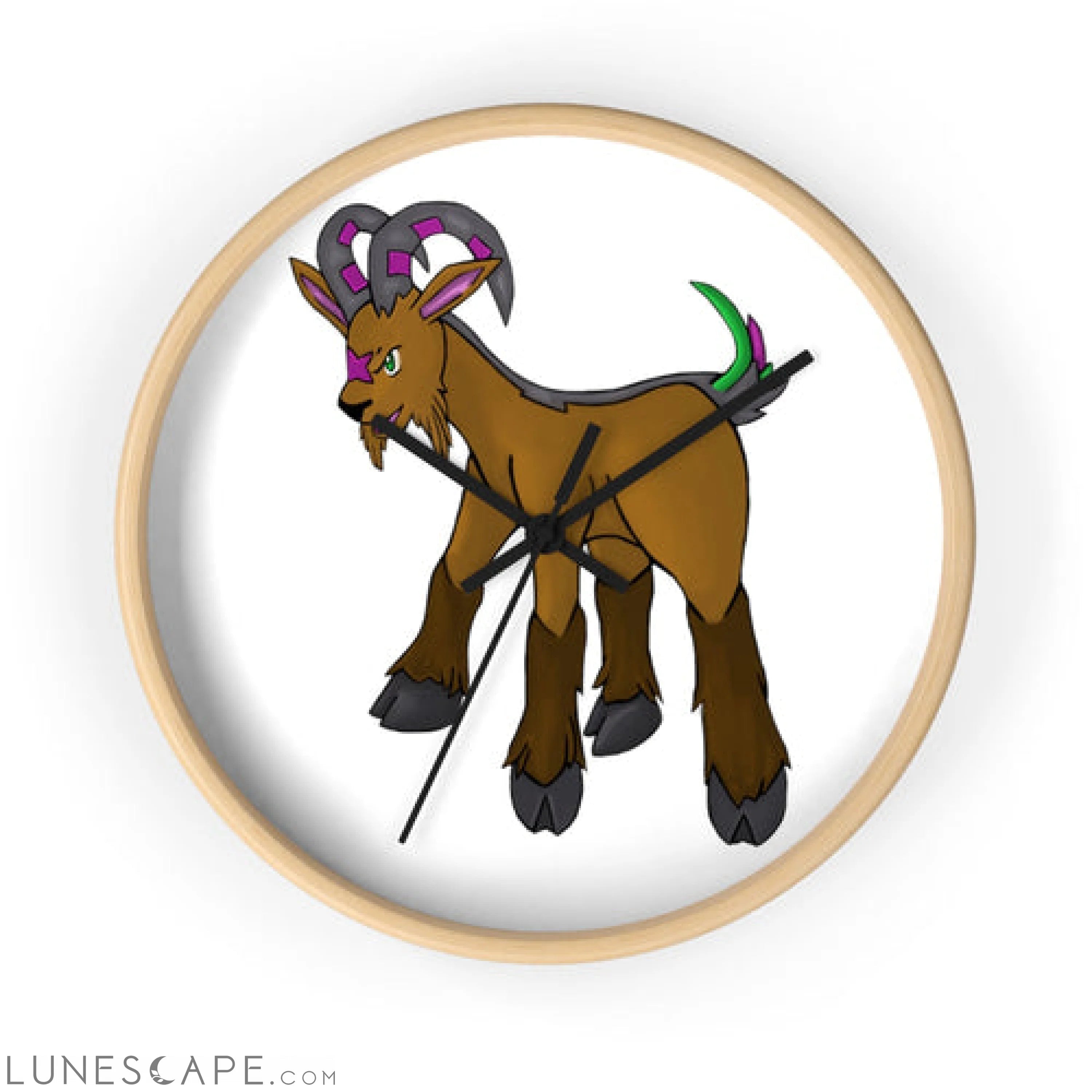 Elkwok Wall clock LUNESCAPE
