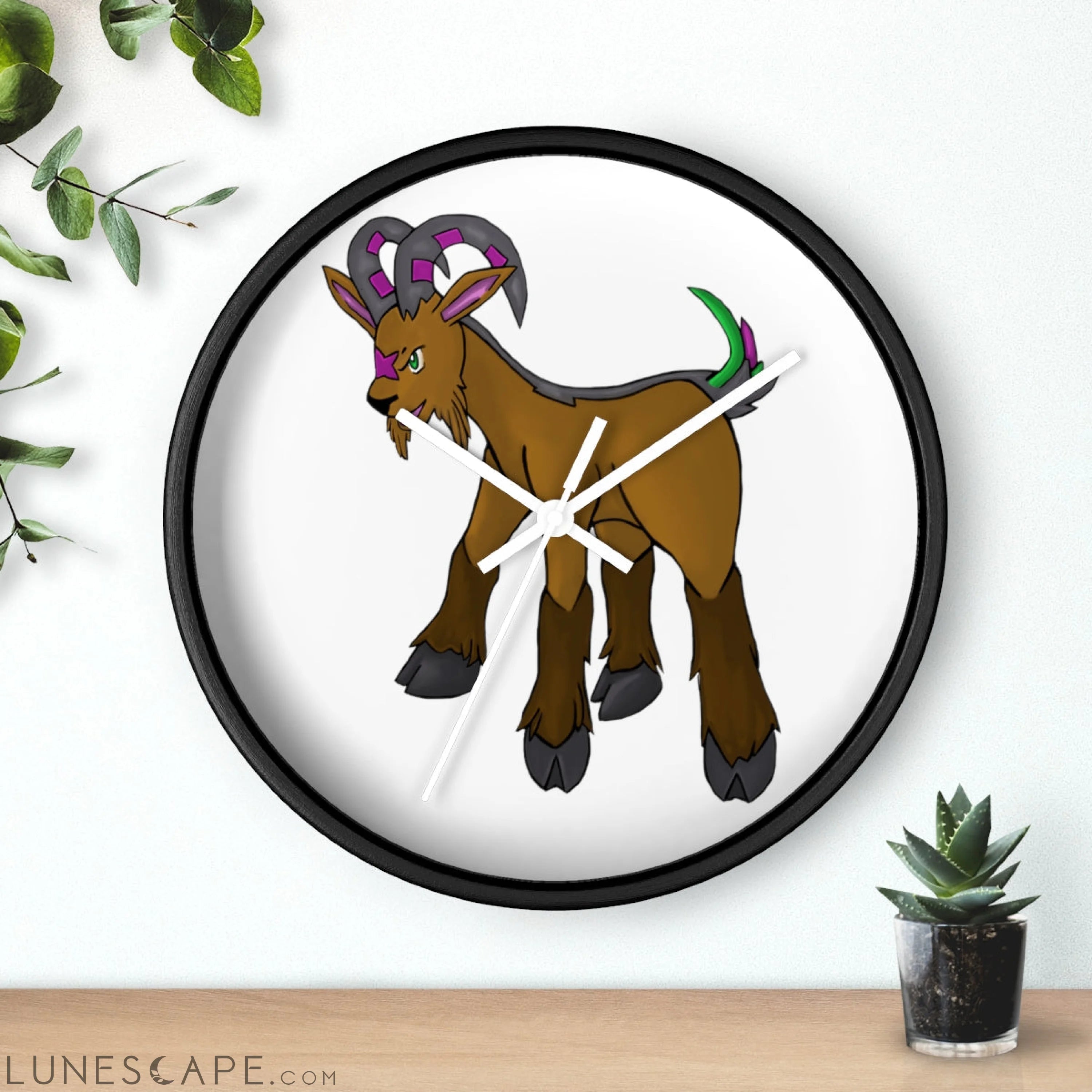 Elkwok Wall clock LUNESCAPE