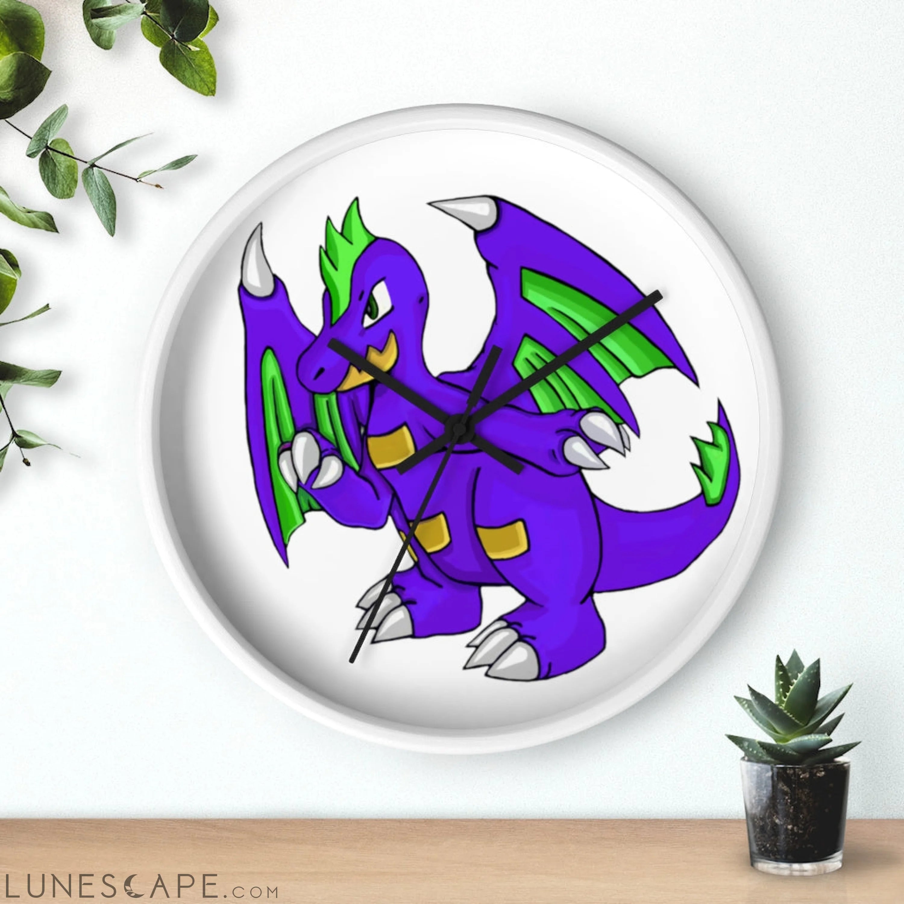 Emiletas Wall clock LUNESCAPE